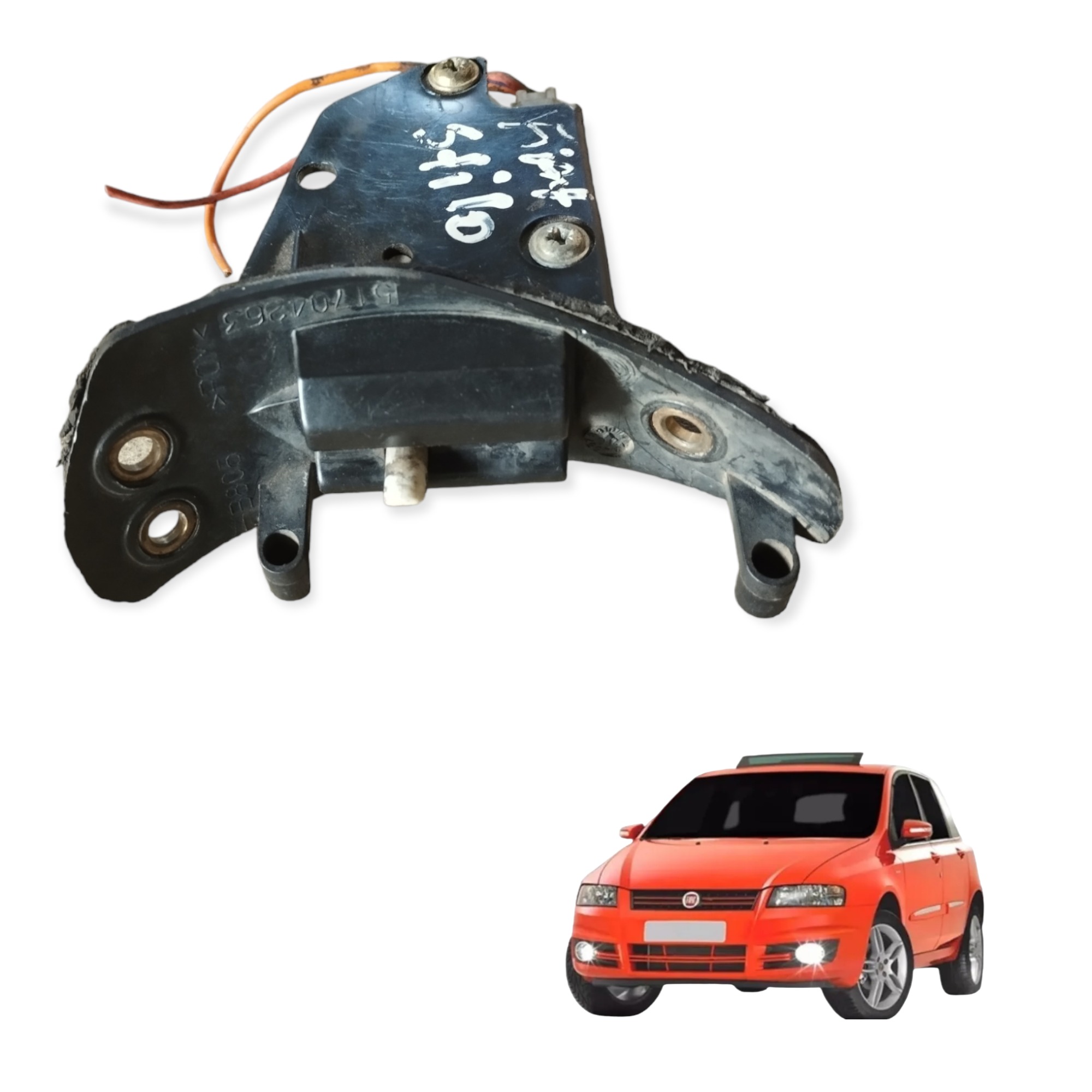 Trava Portinhola Tanque Combustível Fiat Stilo 2003 A 2007 Preto 2003 1