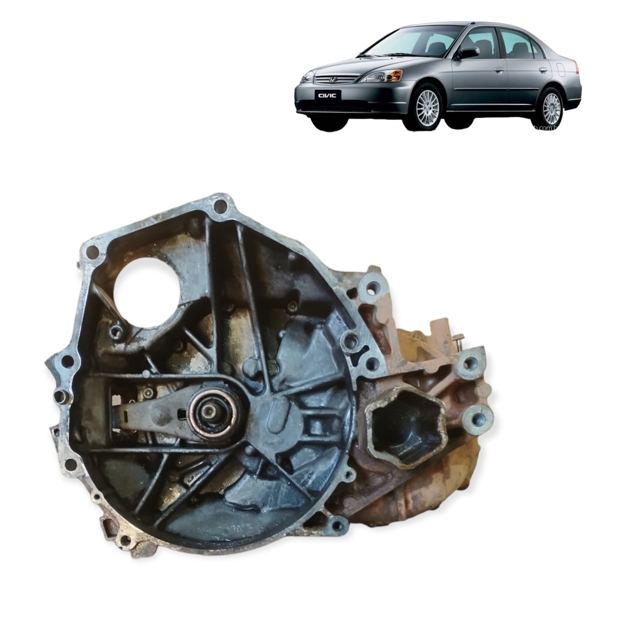 Caixa Marcha Cambio Manual Civic 1.7 01 A 06 A Base De Troca