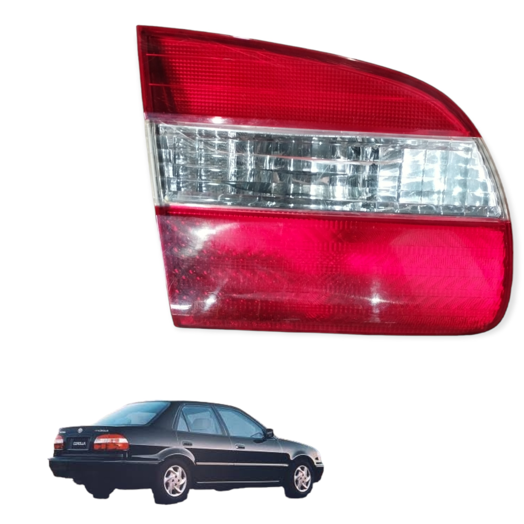 Lanterna Esquerda Tampa Traseira Toyota Corolla 1998 A 2002 1