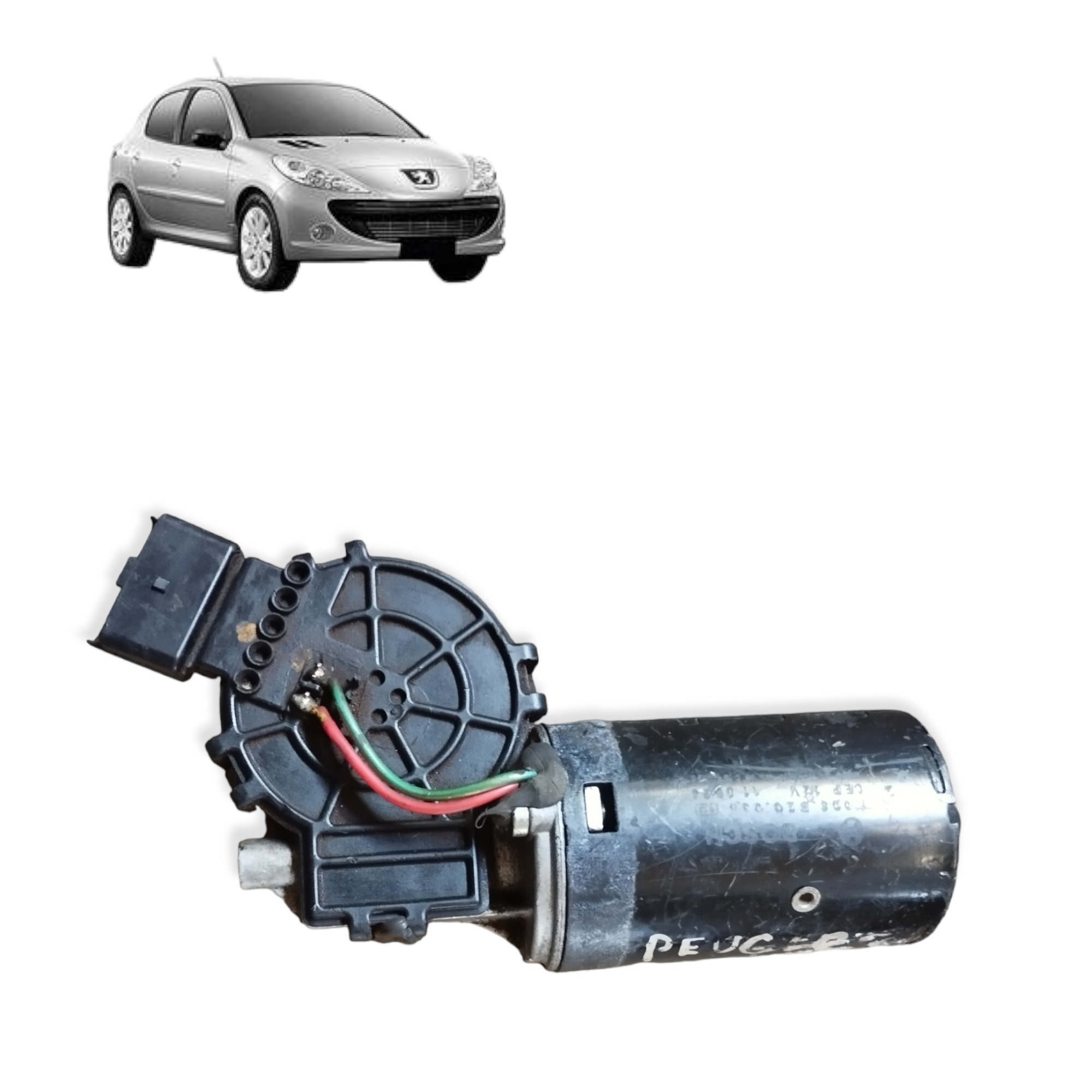 Motor Limpador Parabrisa Peugeot 207 206 2007 A 2010