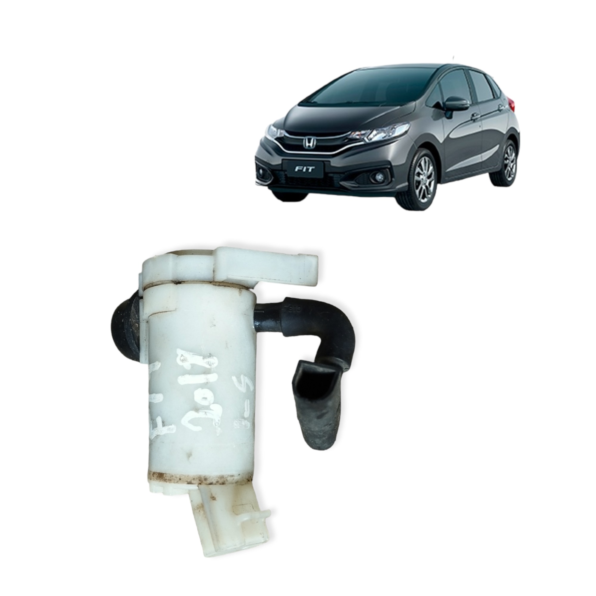 Motor Esguicho Para-brisa Honda Fit 1.5 Flex One 2015 2017 1