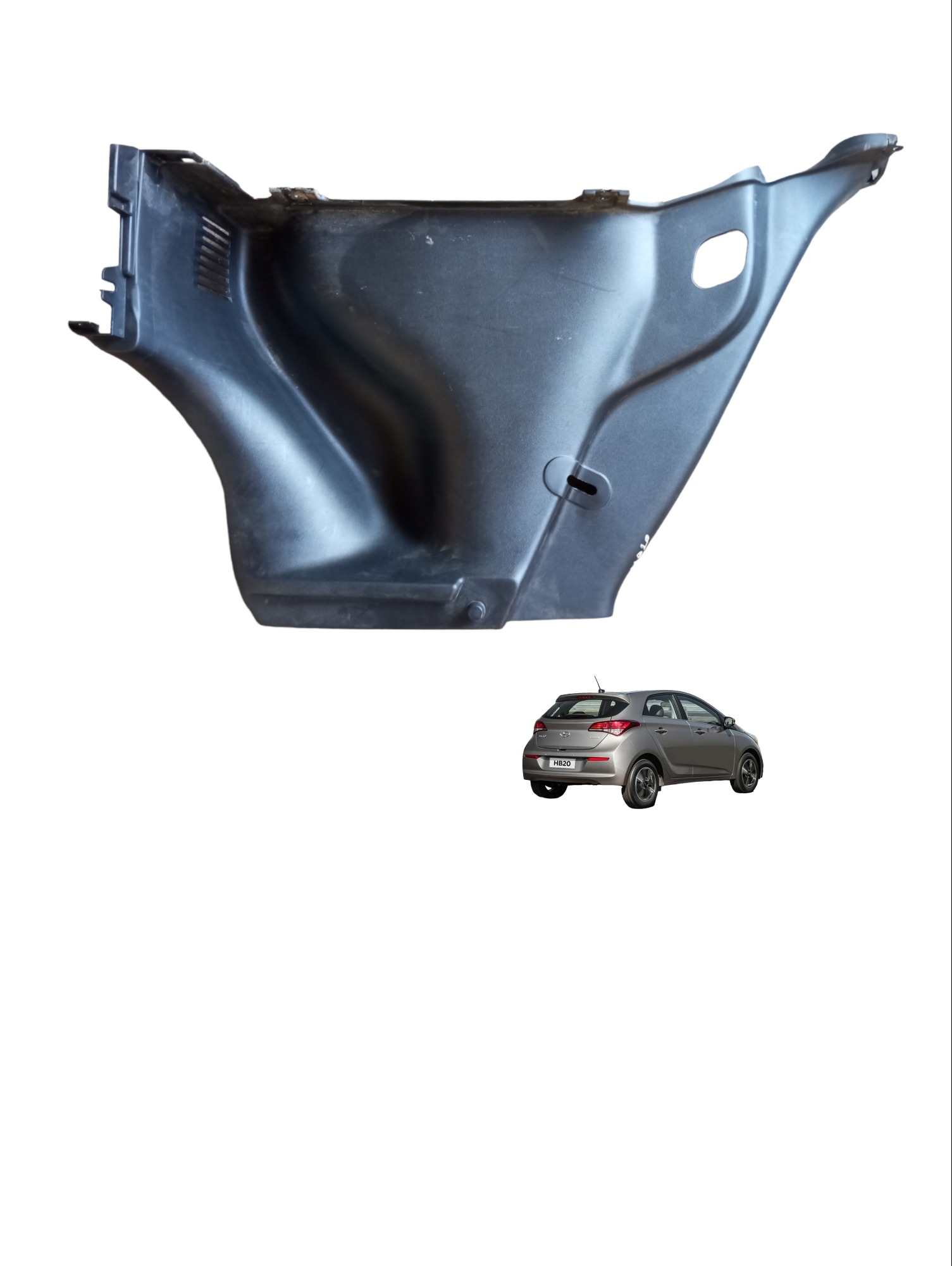 Acabamento Lateral Traseiro Direito Hyundai Hb20 2016/2019