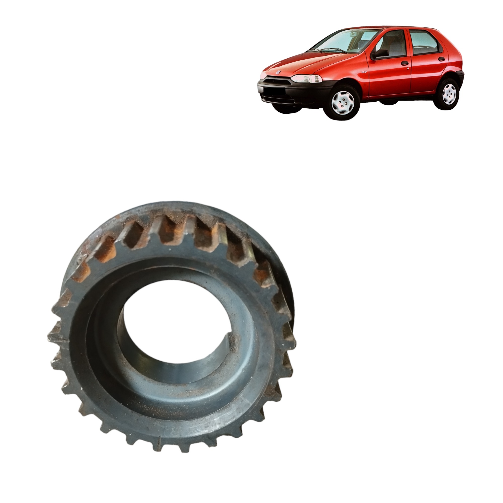 Polia Virabrequim Palio Uno Fiorino 1.0 Fiasa 1996 A 2005 1