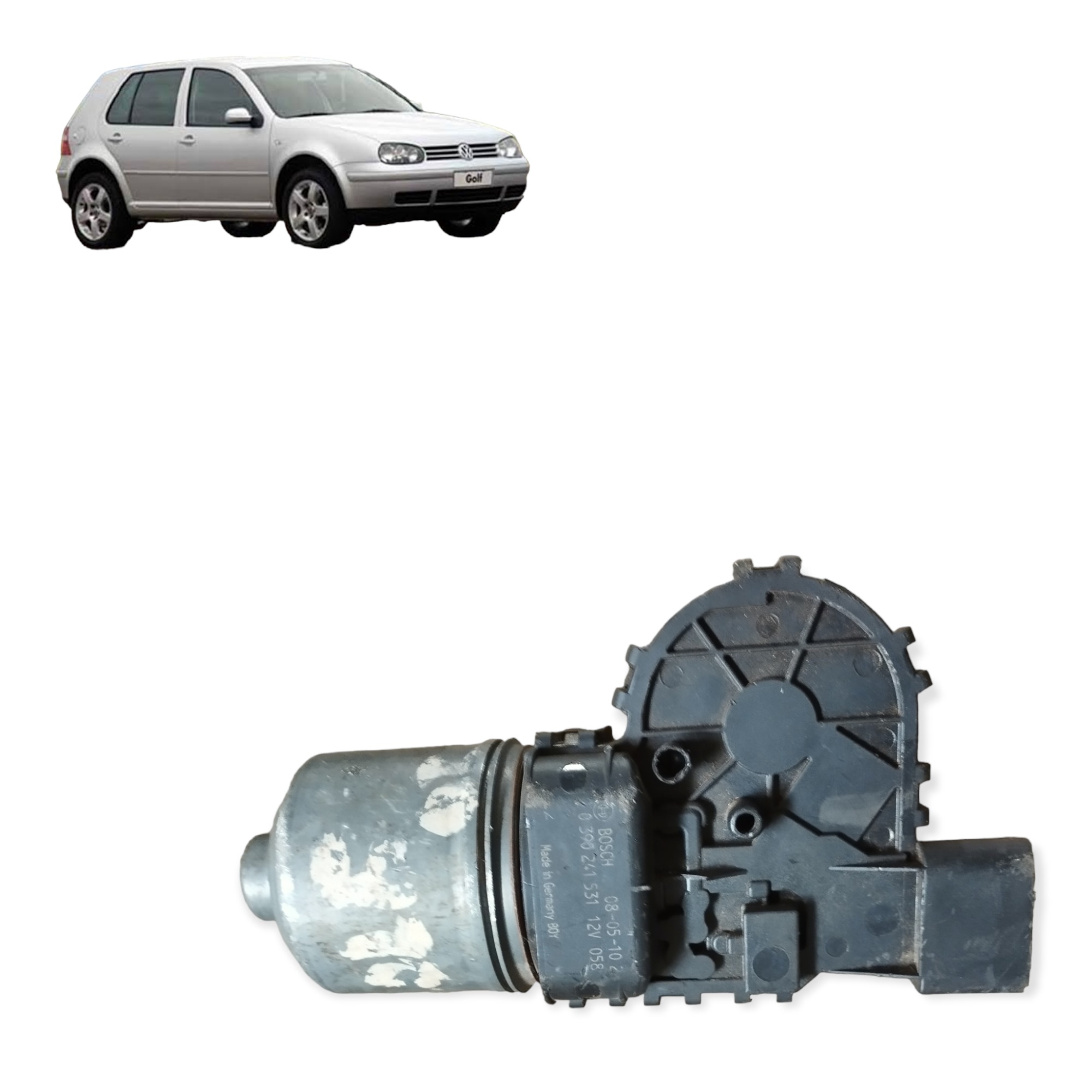 Motor Limpador Parabrisa Vw Golf 2003 2004 2005 0393241531 1