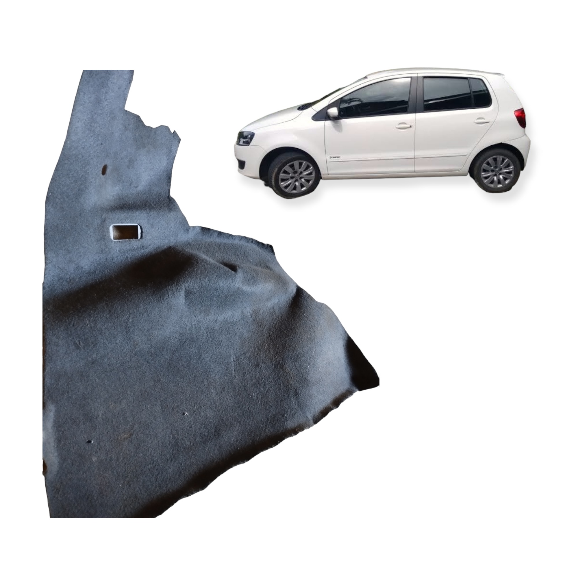Forro Interno Caixa Roda Traseira Vw Fox 2013 1