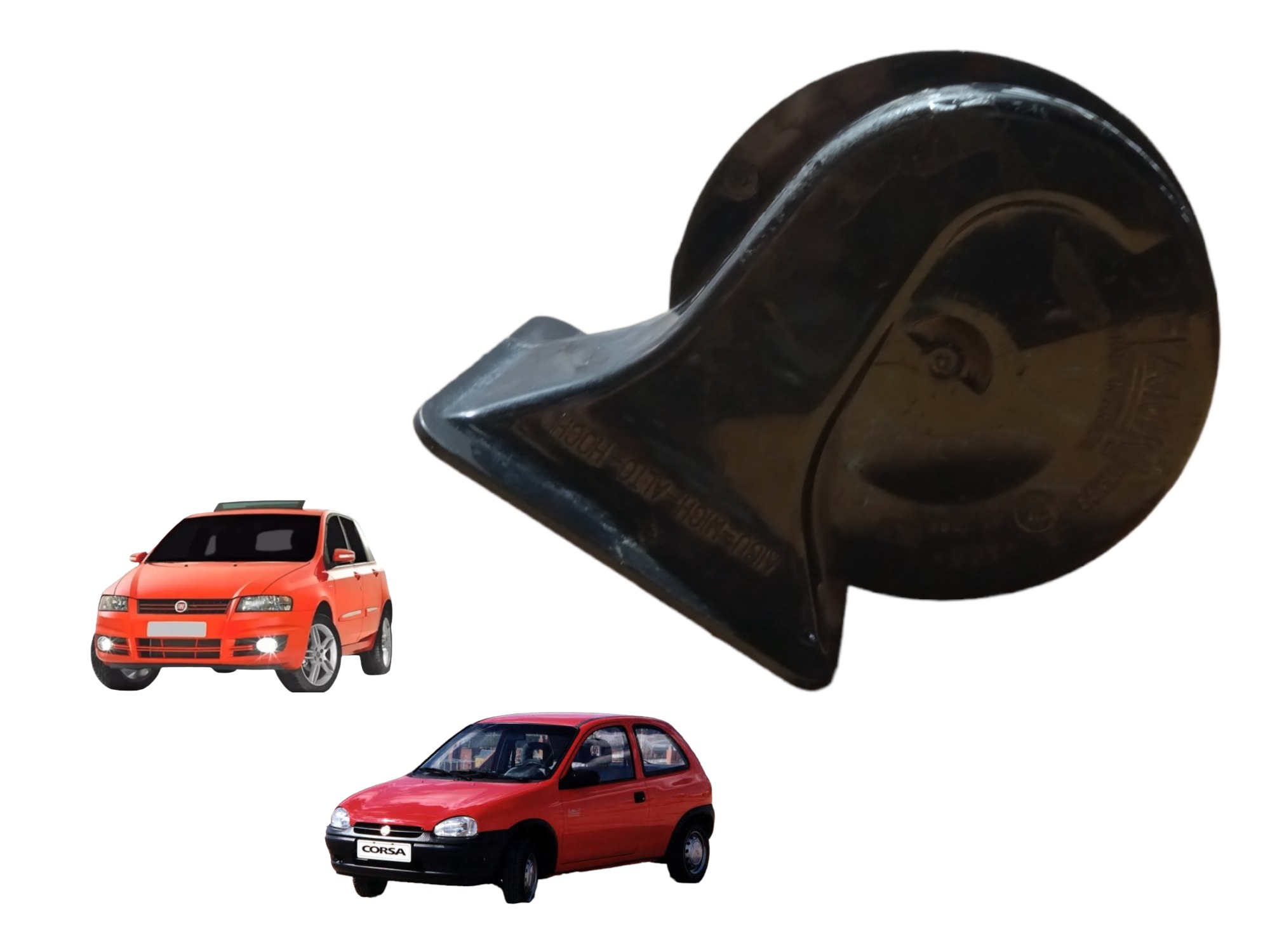 Buzina Caracol Tom Agudo Corsa 1.0/stilo 1.8 E200-7002