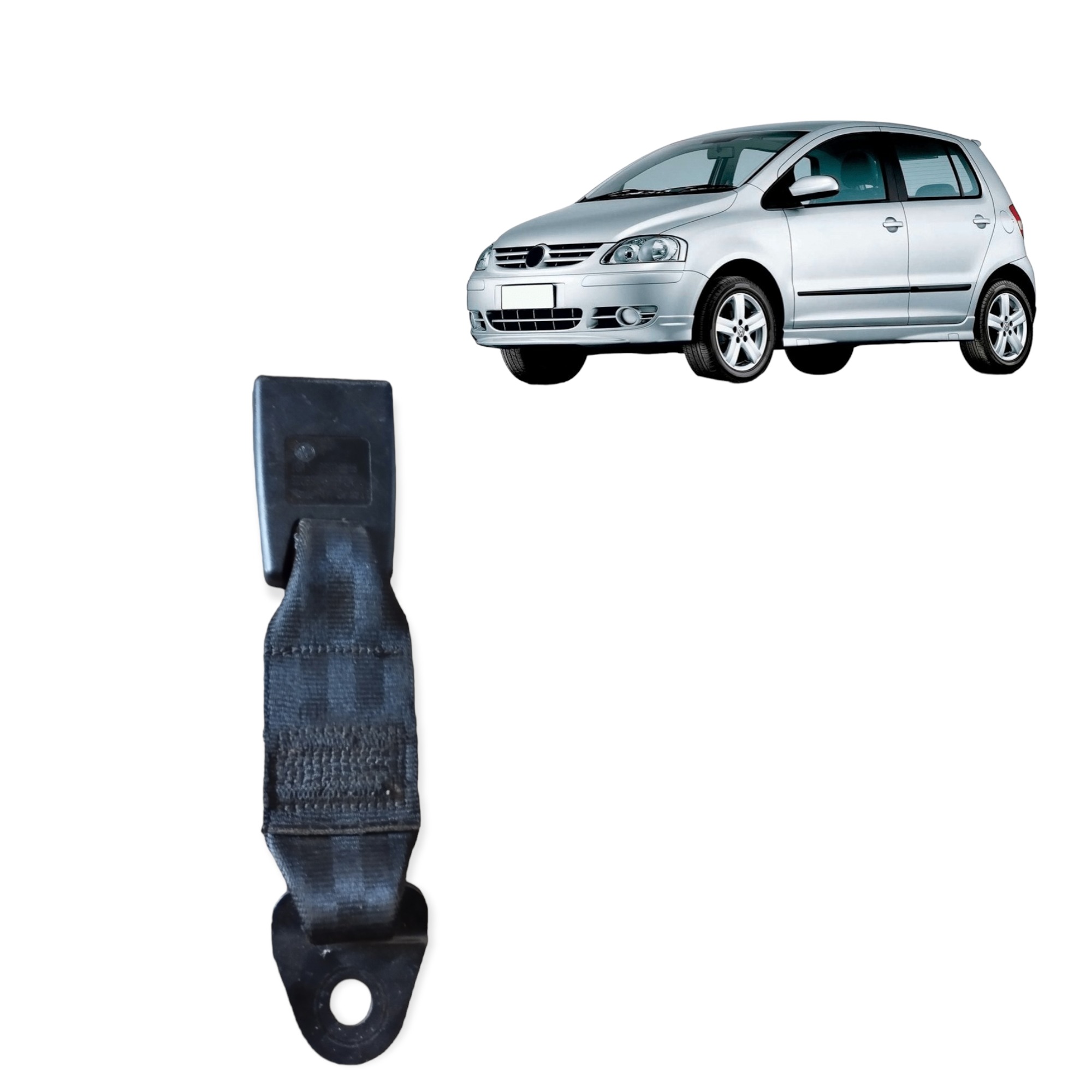 Engate Cinto Segurança Traseiro Central Vw Fox 1.0 2005 09