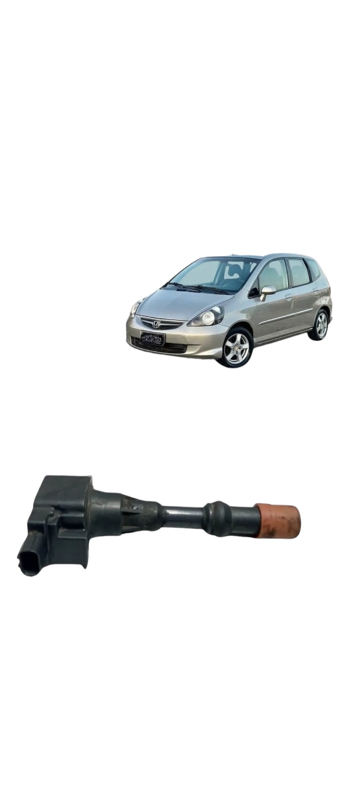 Bobina Ignição Dianteira Honda Fit 1.4 2004 A 2008 Gasolina