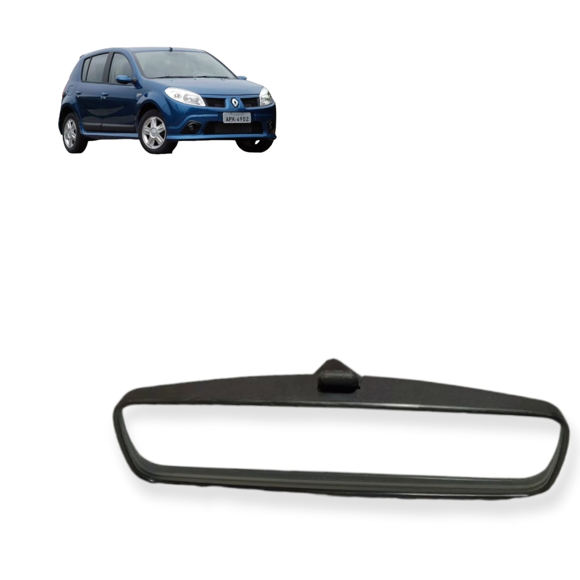 Retrovisor Interno Renault Sandero 1.0 16v 2005 A 2010 1