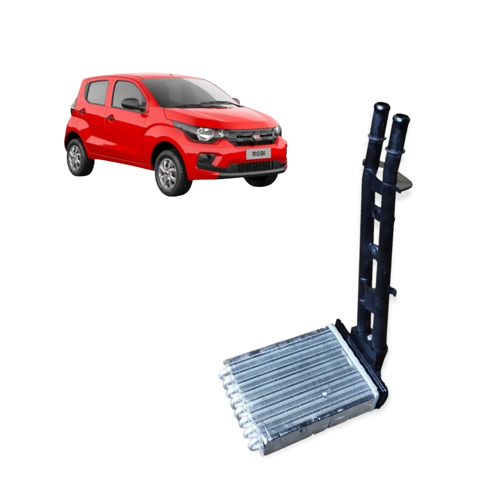 Radiador Ar Quente Fiat Mobi Like 1.0 2016 2017 2018 2022 1