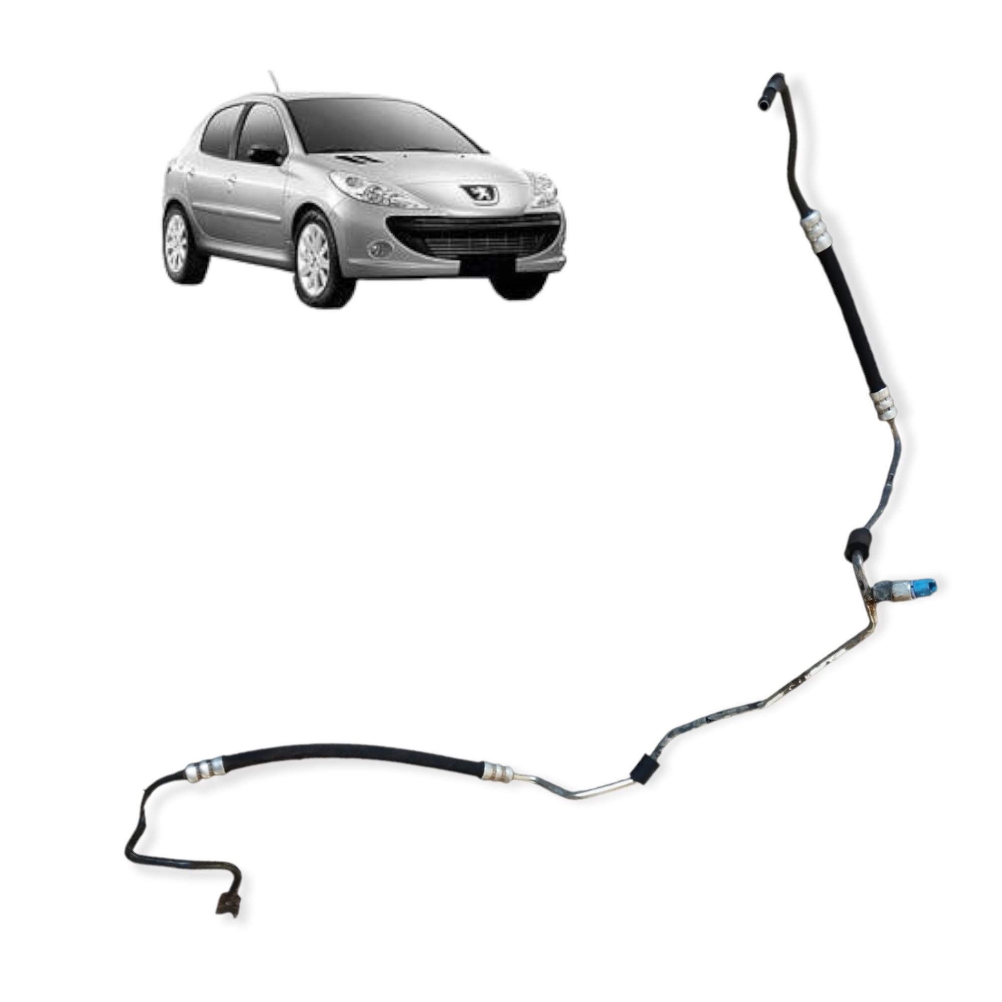 Mangueira Ar Condicionado Peugeot 207 1.4 2007 2008 2010 1