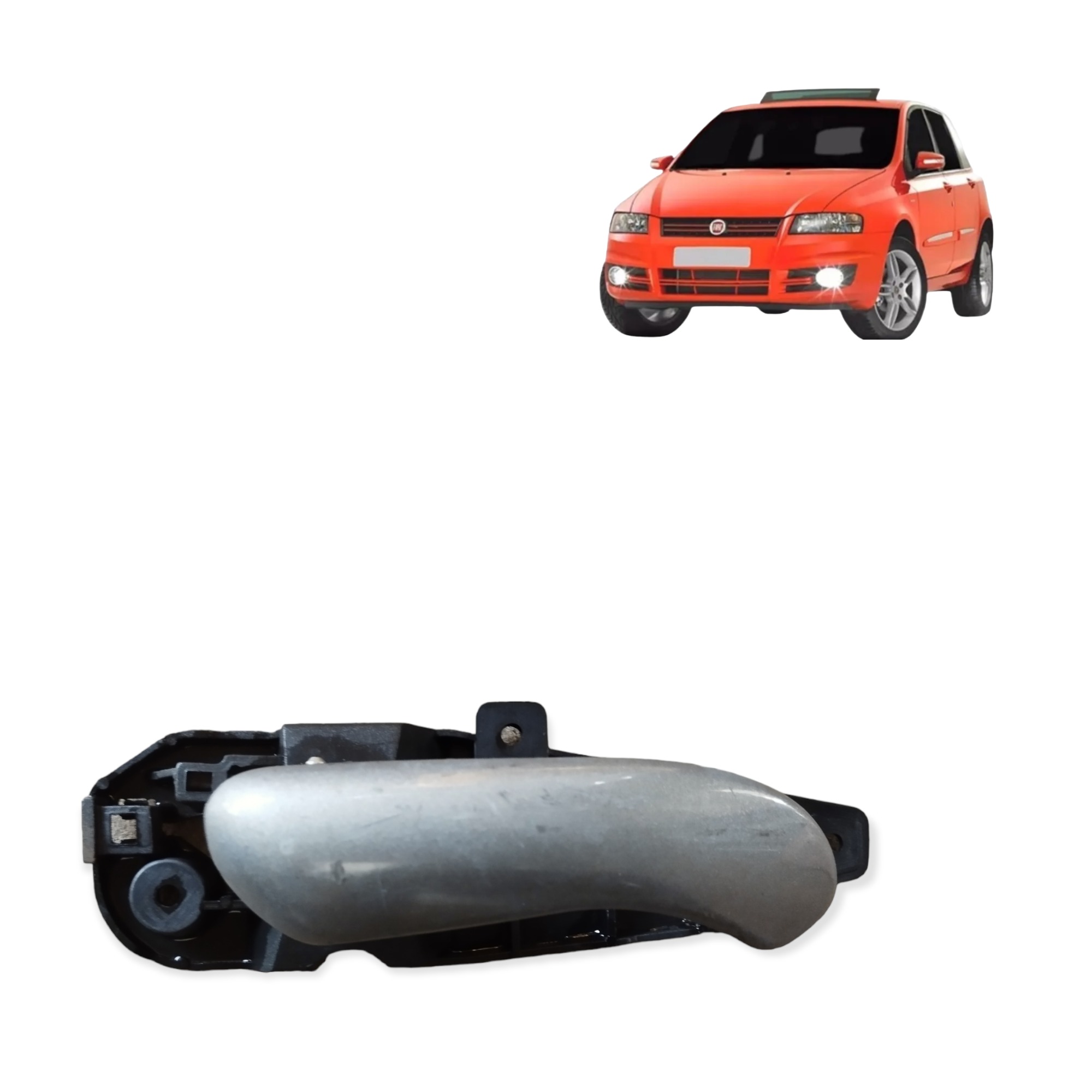 Maçaneta Interna Traseira Direita Fiat Stilo 2003 A 2011 1