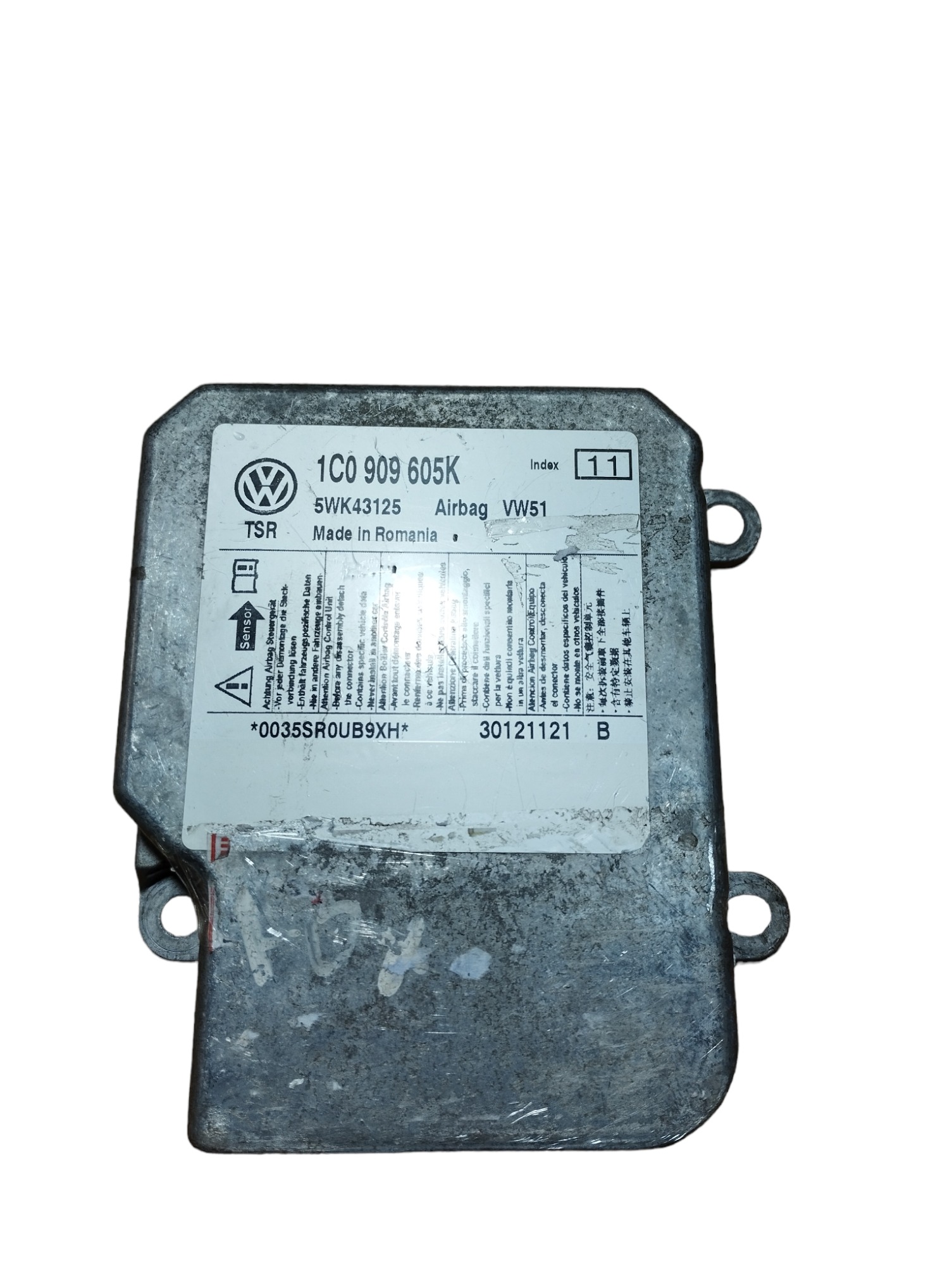 Módulo Central Air Bag Vw Fox Gol Voyage Saveiro G5 G6 2008 1