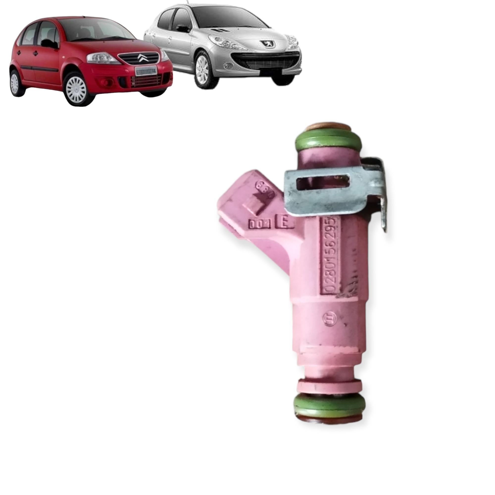 Bico Injetor Peugeot 206 207 C3 1.4 8v Flex 2007 A 2011