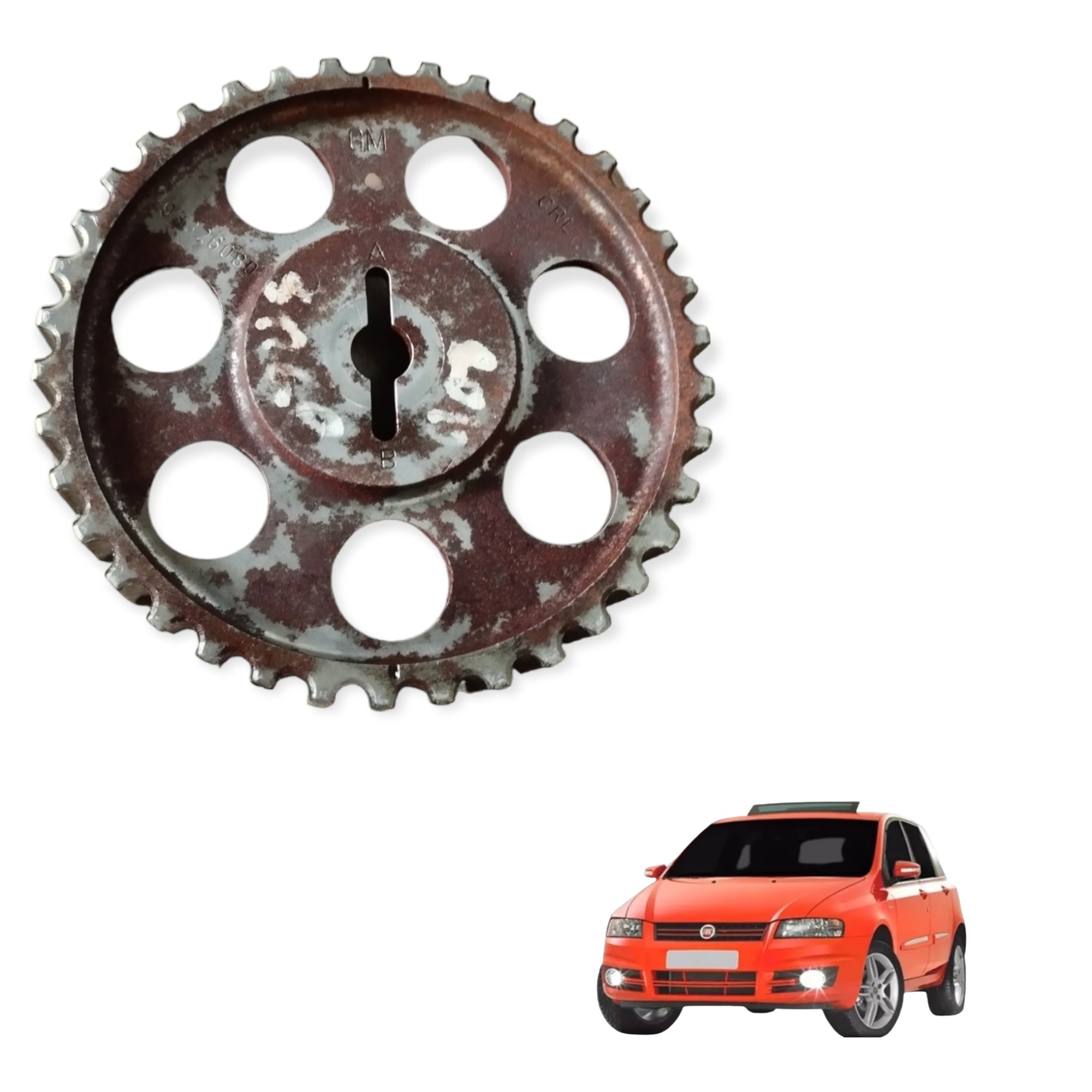 Polia Comando Válvula Fiat Stilo 1.8 2007 2008 2009 2010 11 1