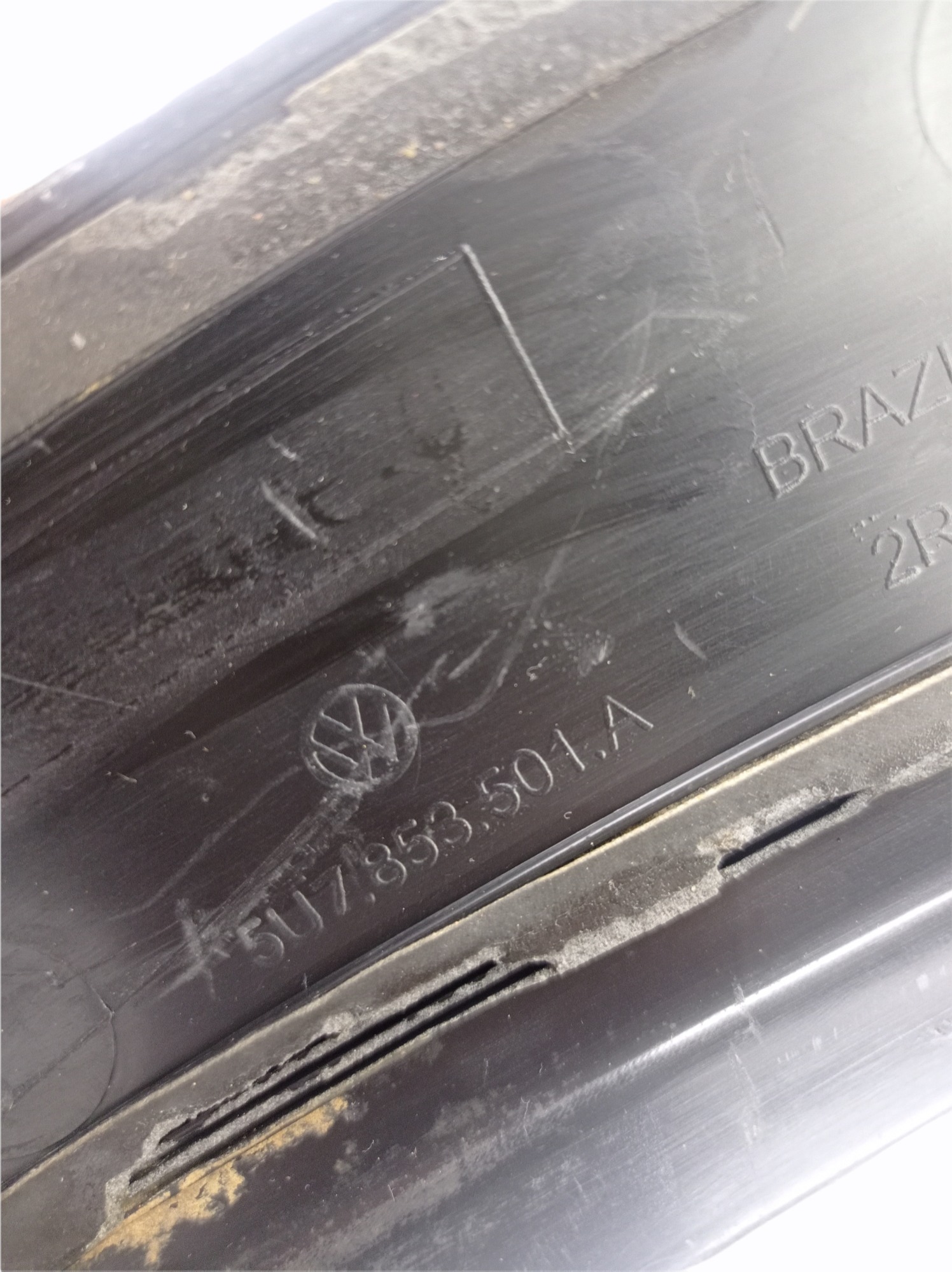 Moldura Paralama Diant Esquerdo Vw Saveiro G6 E31157 Preto 9