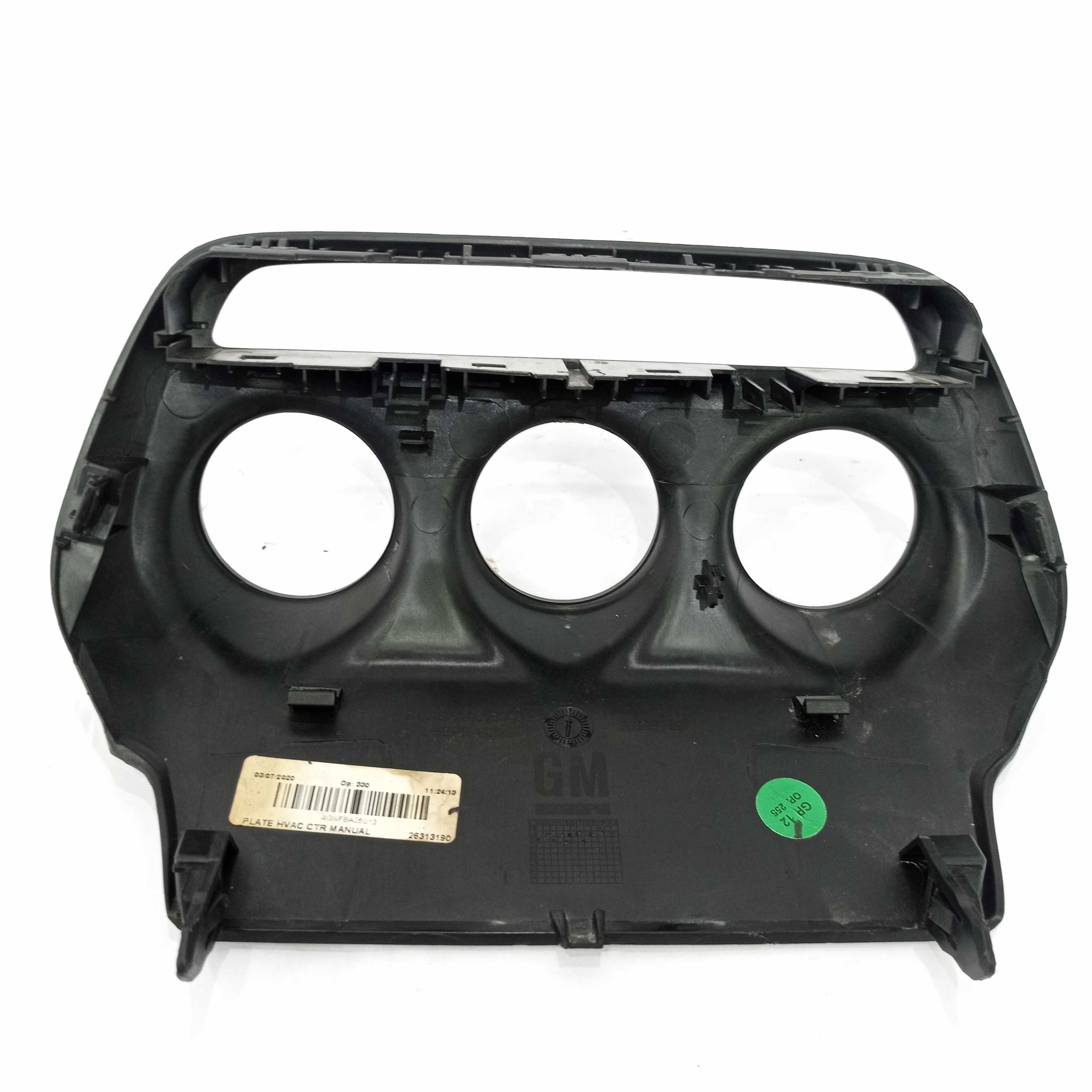 Moldura Comando Ar Condicionado Gm Onix 1.0 3cc 2020 A 2022 4