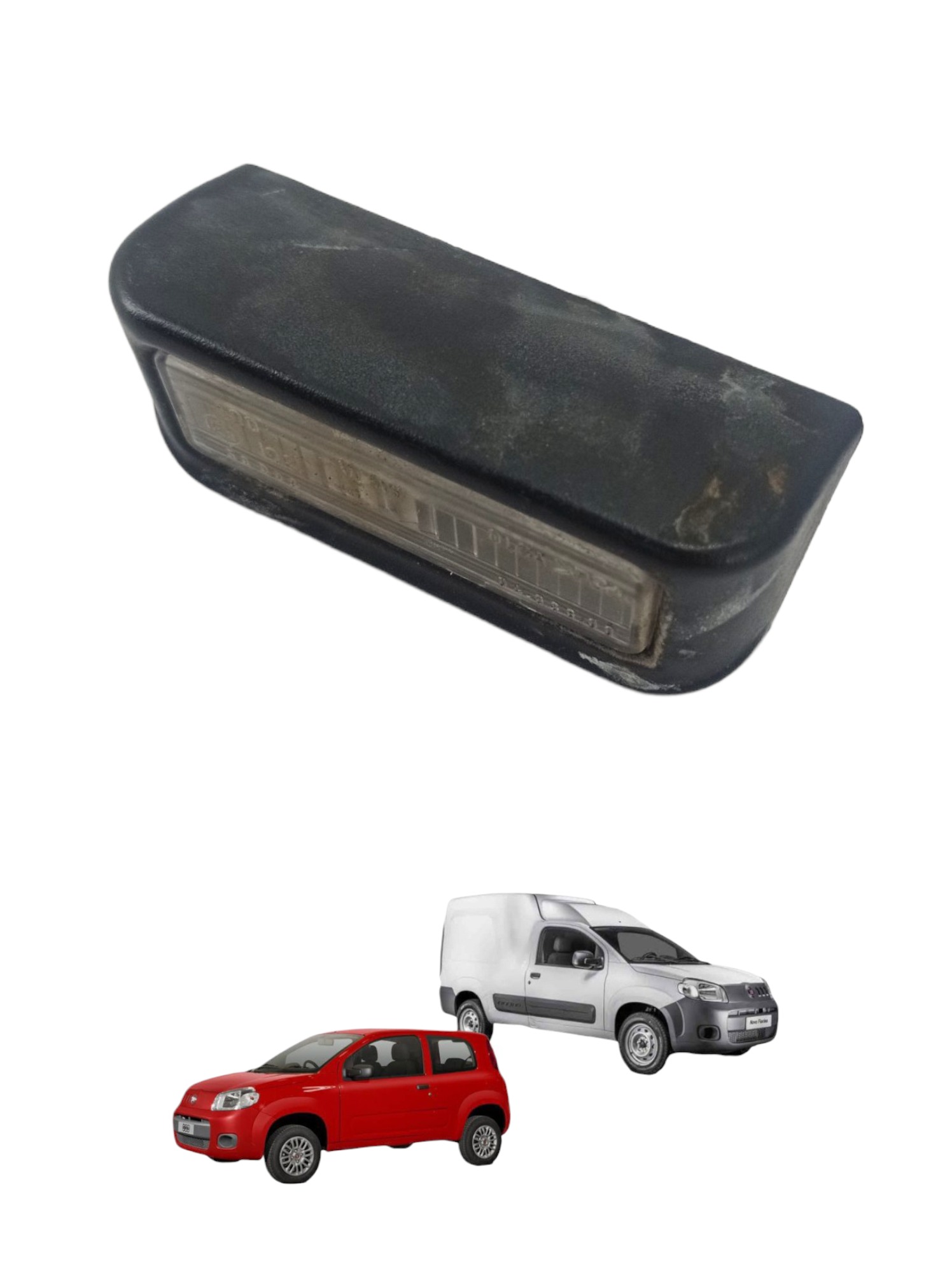 Luz de Placa Fiat Uno Fiorino Vivace Ano 2014 a 2020 2