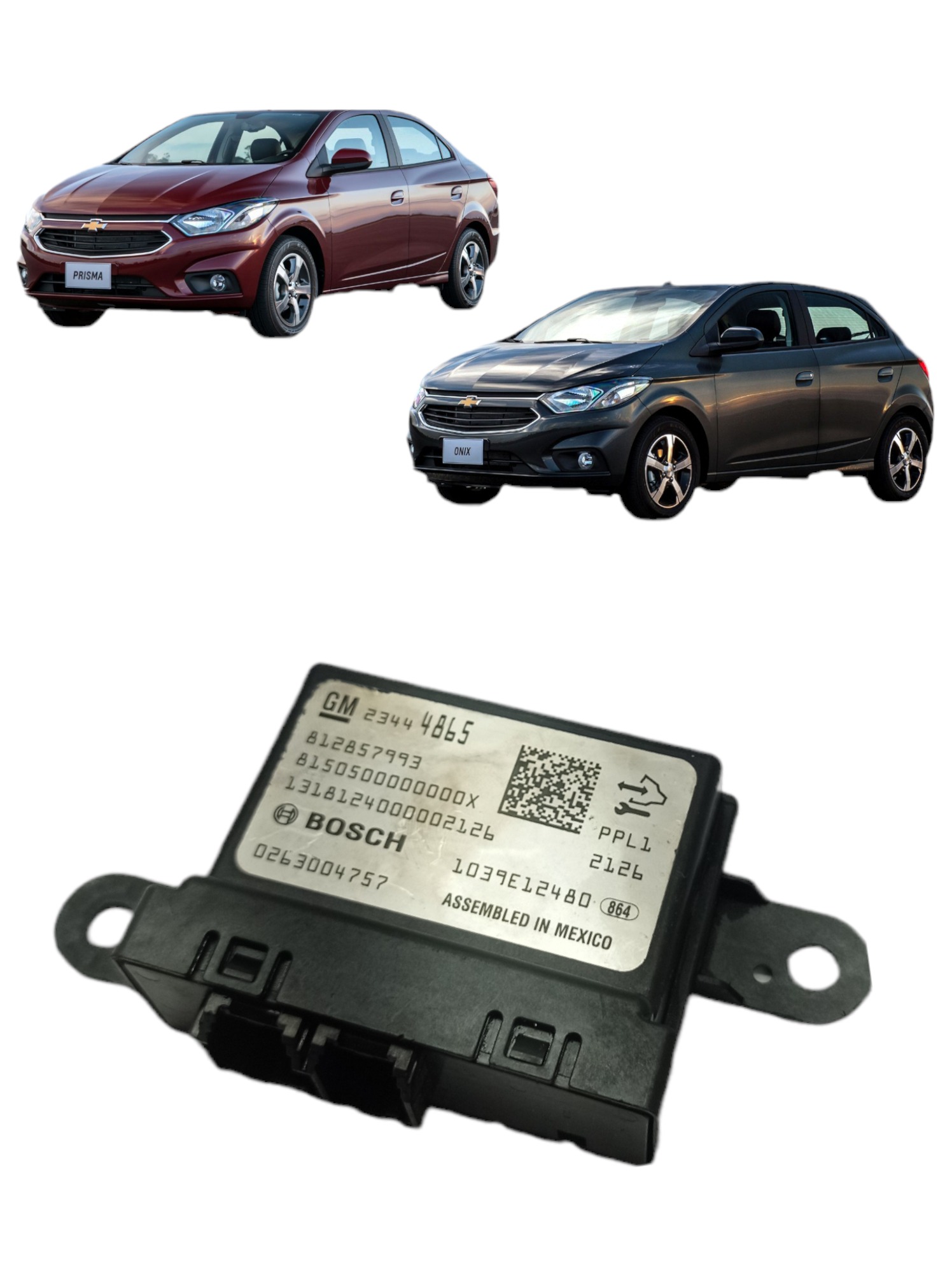 Módulo Sensor Estacionamento Gm Onix Prisma 2013/19 23444865 6