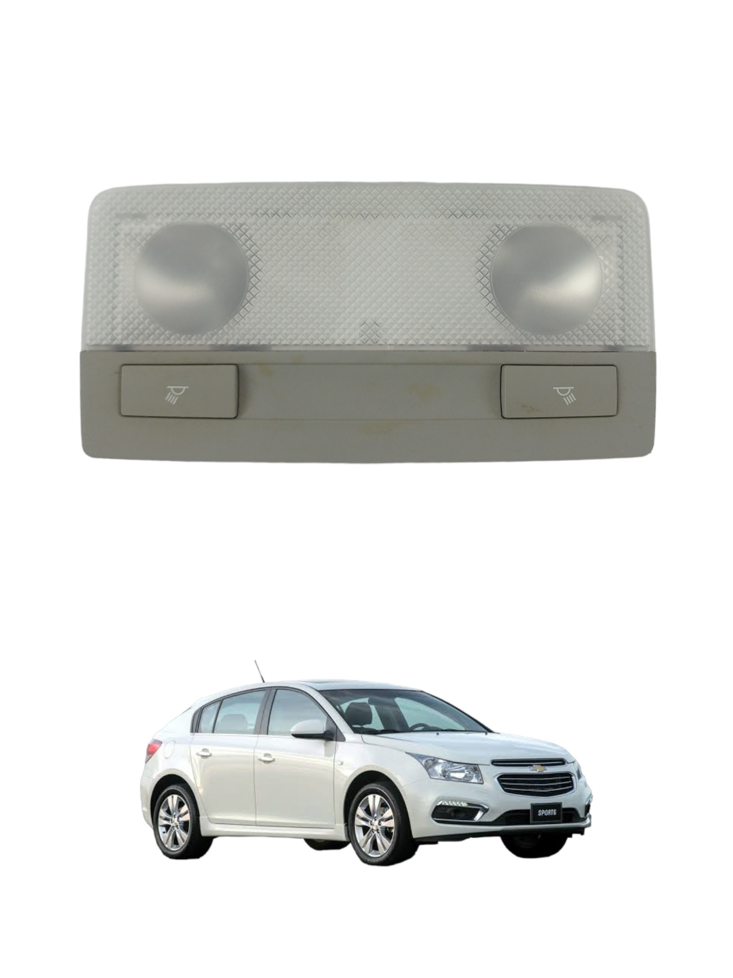 Luz De Teto Cortesia Gm Cruze Ano 2012 A 2016 7