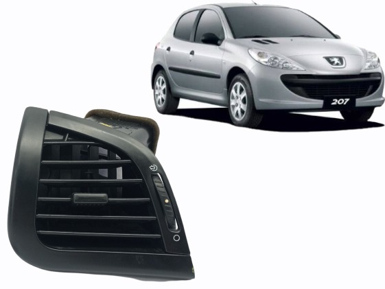 Difusor De Ar Do Painel Lateral Esquerdo Peugeot 207 E30324