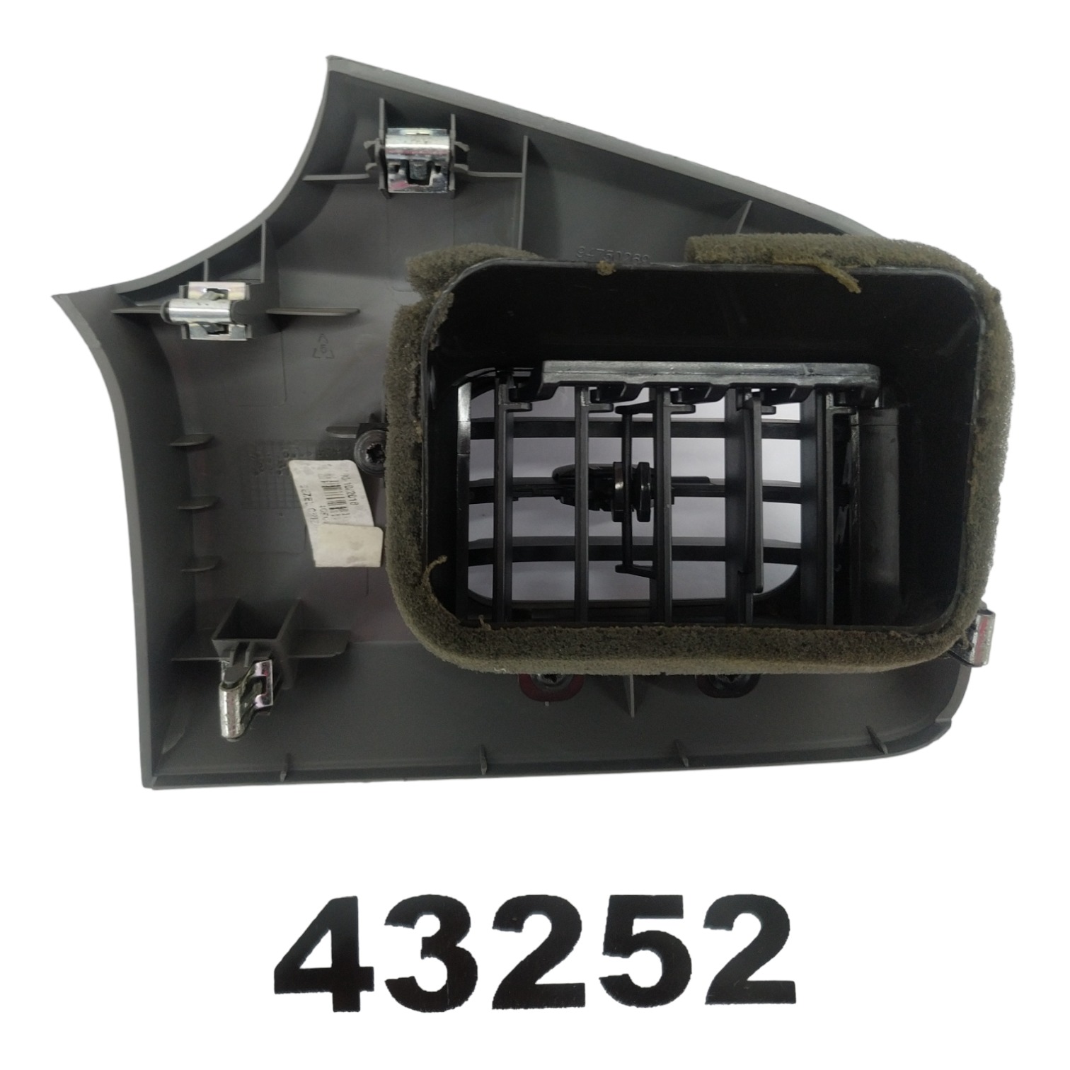 Difusor De Ar Esquerdo Cinza Gm Onix Prisma Ano 2013 A 2019