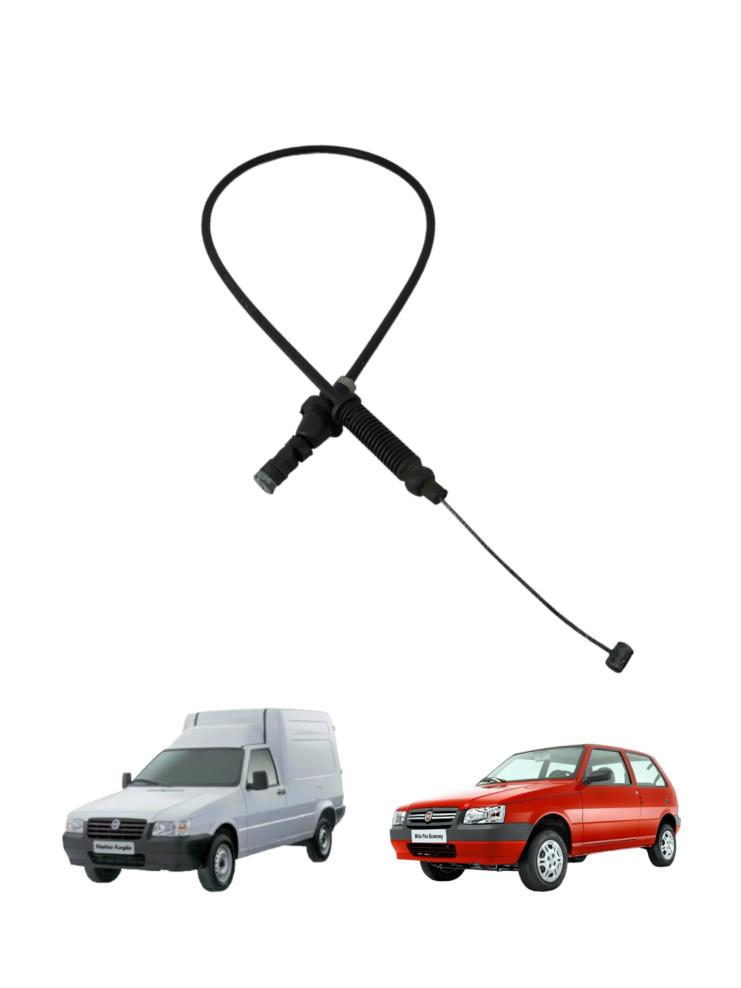 Cabo Acelerador Fiat Fiorino Uno 2004 A 2012 81132 7