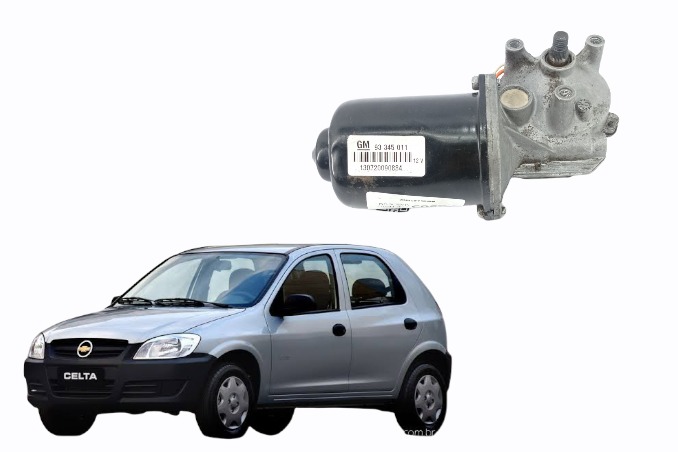 Motor Limpador Parabrisa Diant. Gm Celta 1.0 93345011 E29939 6