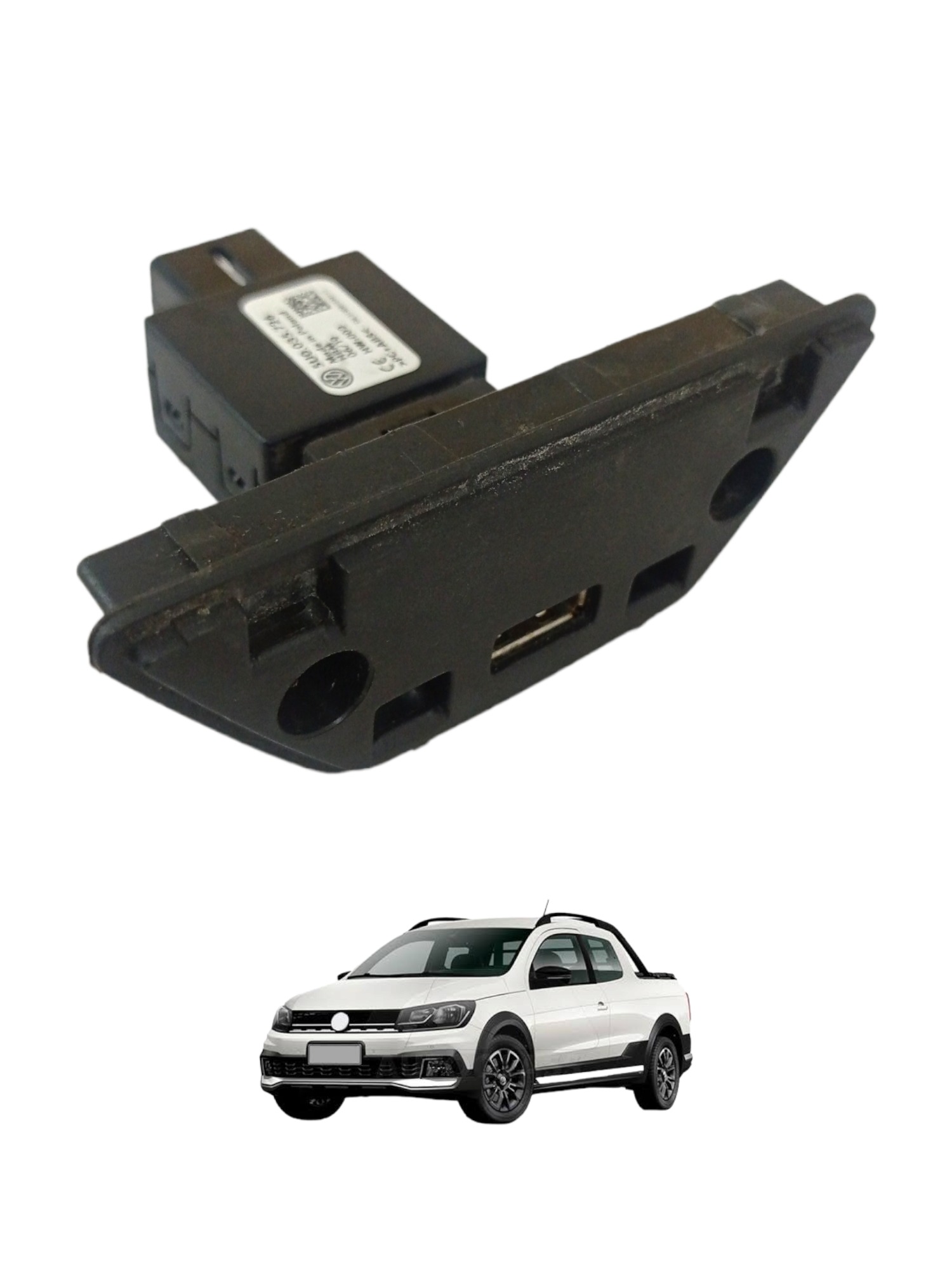 Entrada USB Mídia Volkswagen Saveiro G7 G8 5