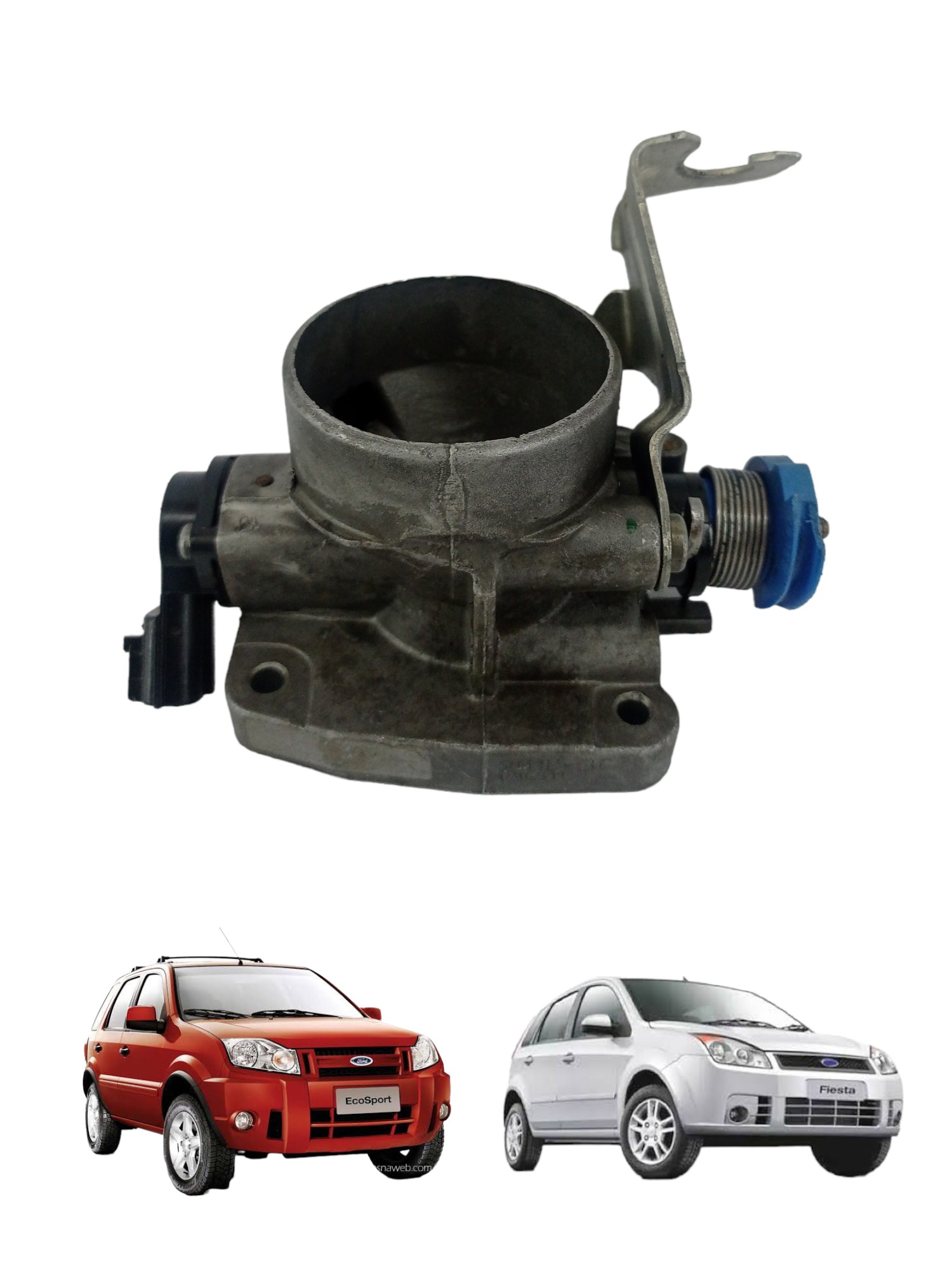 Corpo Borboleta Tbi Ford Ecosport Fiesta ano 2007 a 2012 4