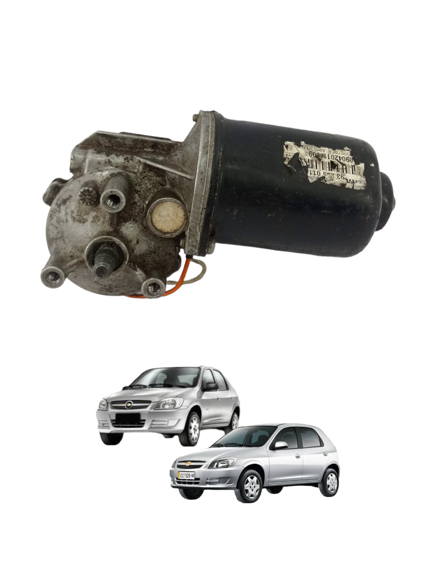 Motor Limpador Parabrisa Gm Celta Prisma 2007 A 2015 6