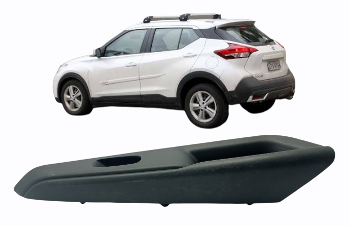 Moldura Do Botão Do Vidro Traseiro Direito Nissan Kicks 2018 2