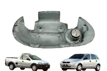 Suporte cilindro maçaneta dianteira esquerda Corsa Montana
