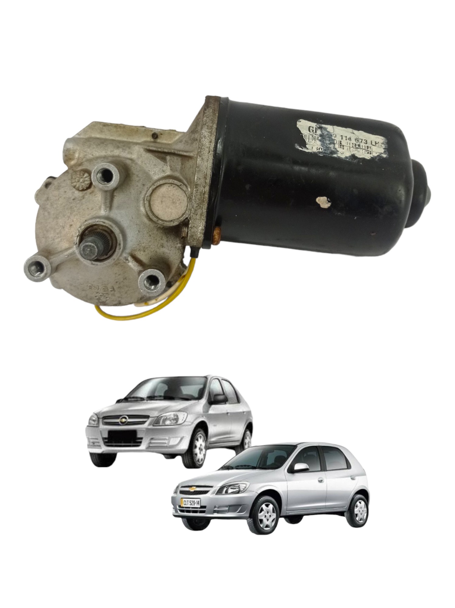 Motor Limpador Parabrisa Gm Celta Prisma 2007 A 2015 5