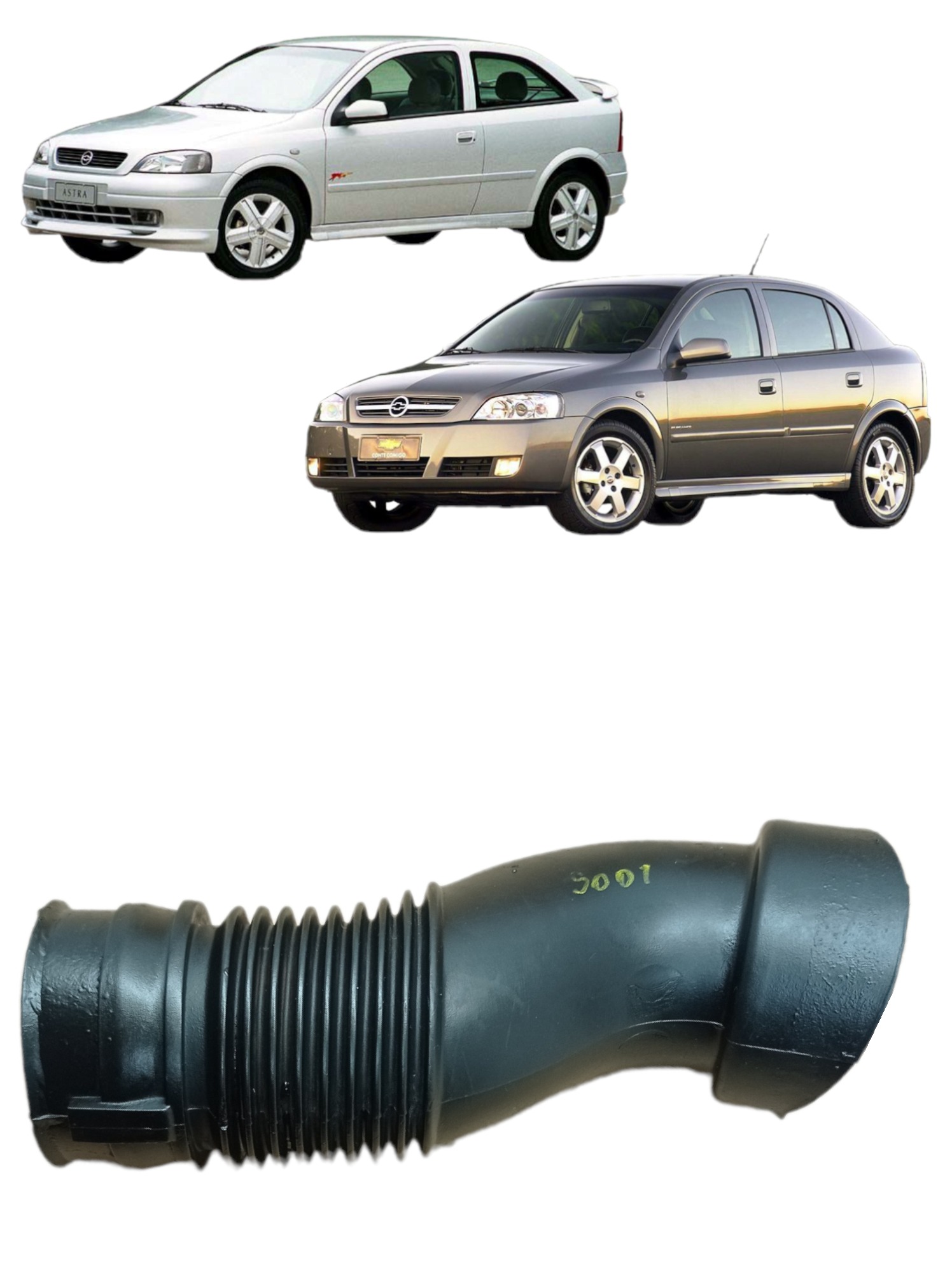 Mangueira Filtro Ar Gm Astra Ano 1999/2012 93383190 E37106 6