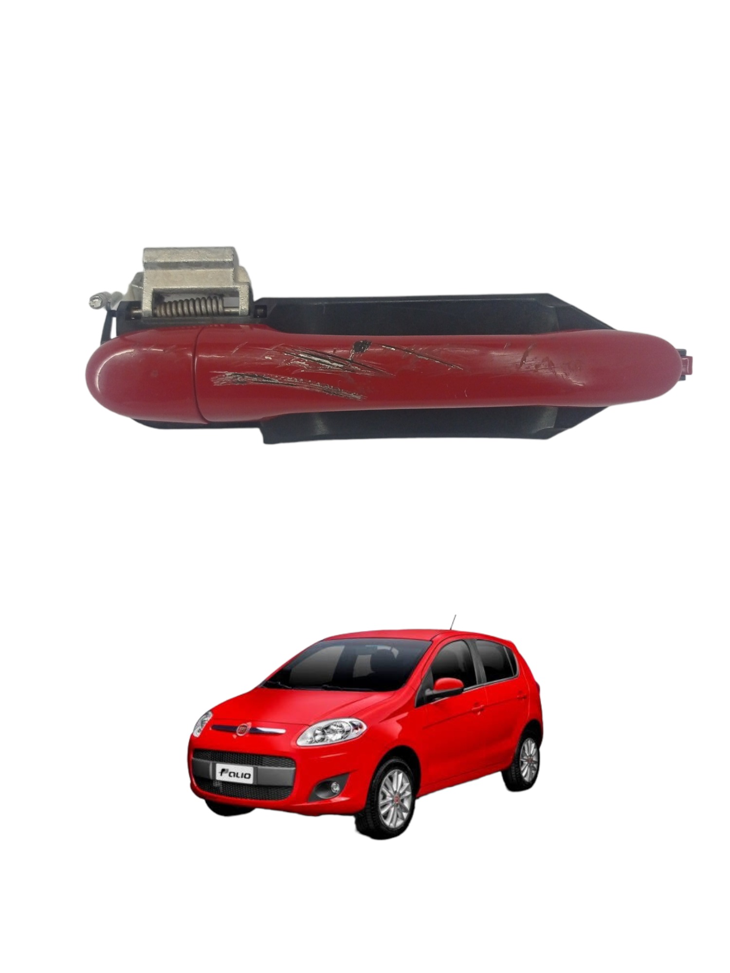 Maçaneta Tras Direita Fiat Palio Attractive ano 2013 2020 4