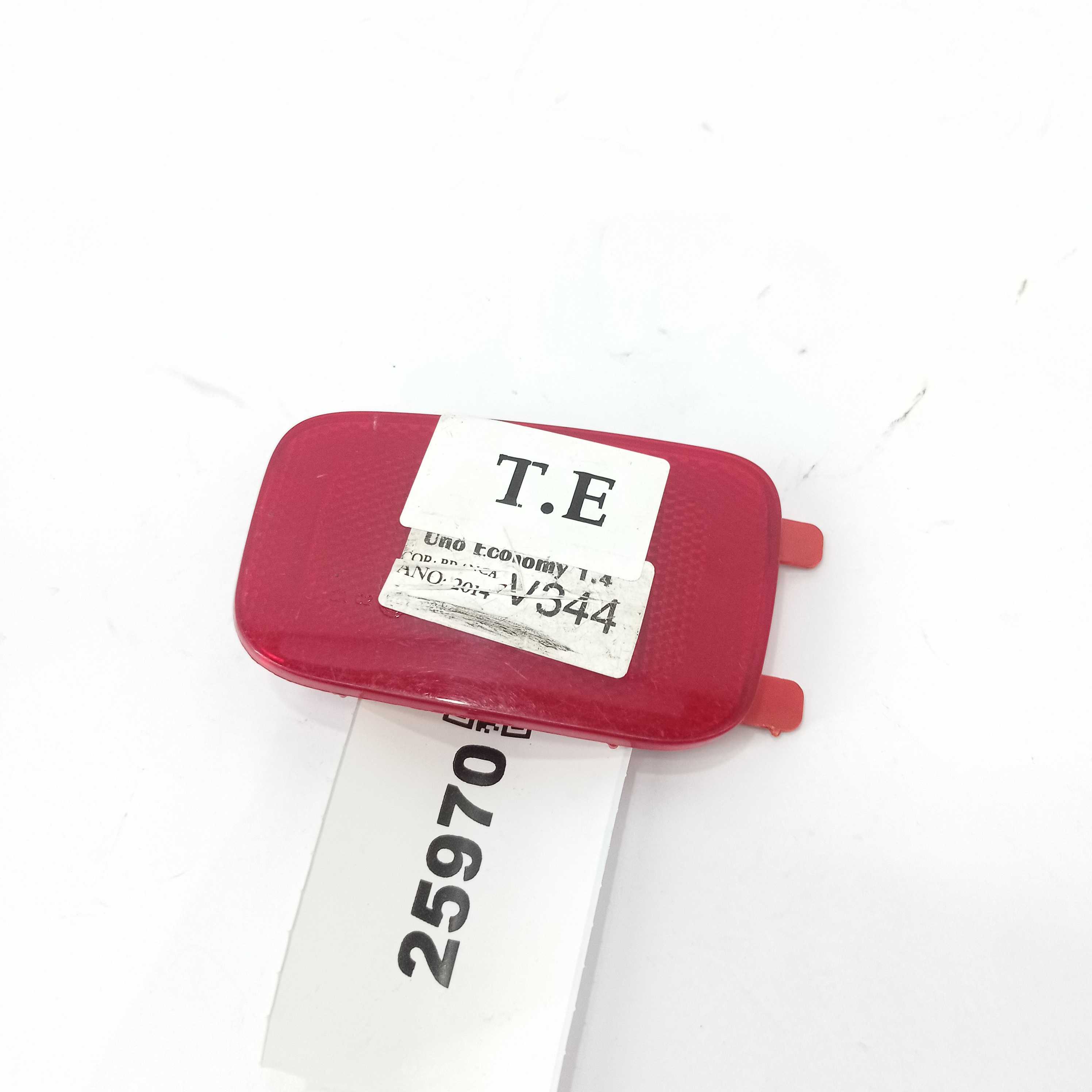 Refletor Para-choque Tras/esq Fiat Uno 51834860 E25970 Vermelho