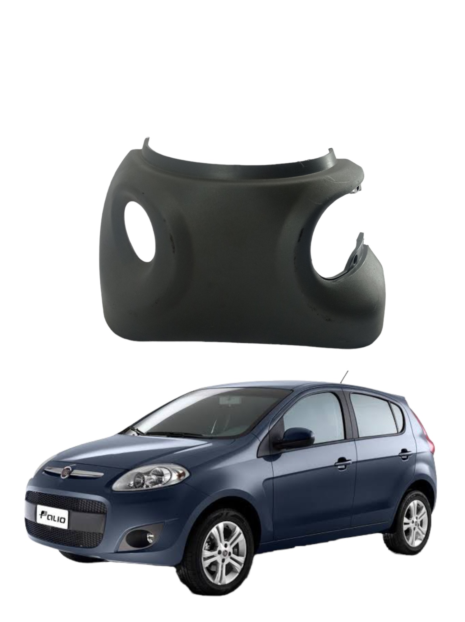 Moldura Superior Coluna Direção Palio Attractive 2013/2018
