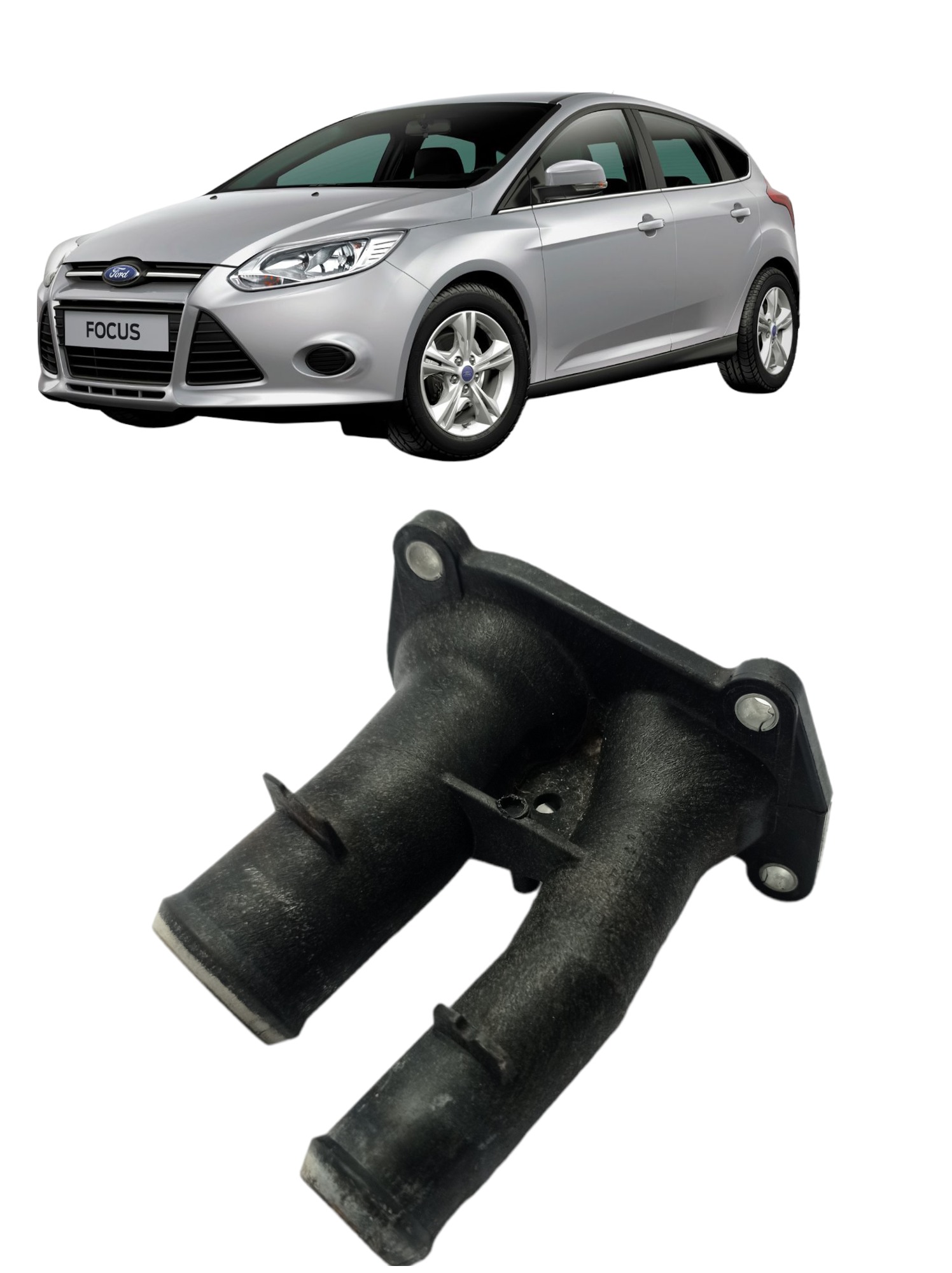 Carcaça Válvula Termostática Ford Focus 1.6 16v 2014 E34005 5