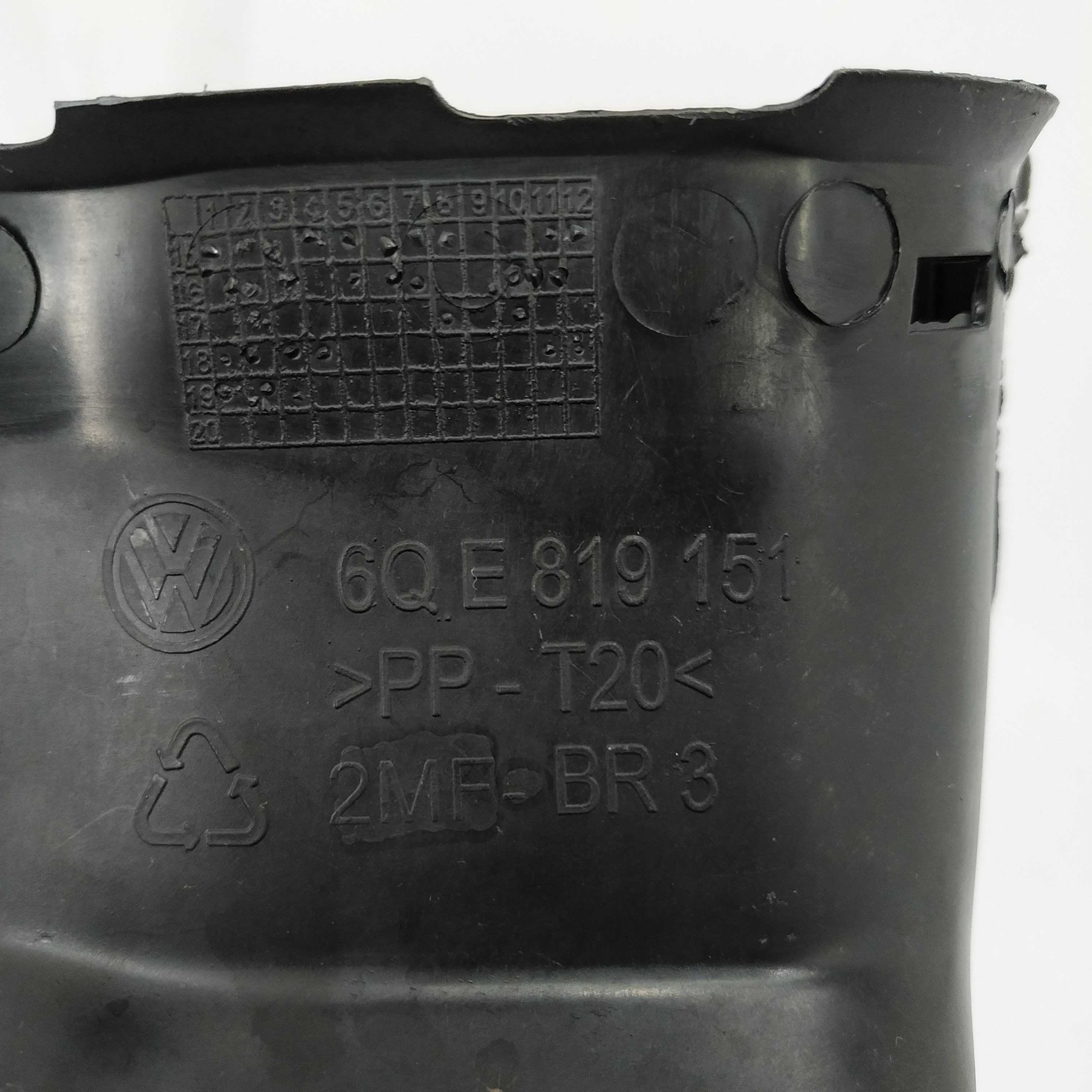 Duto Ventilação Difusor Ar Volks Saveiro Robust 20 6qe81915 5