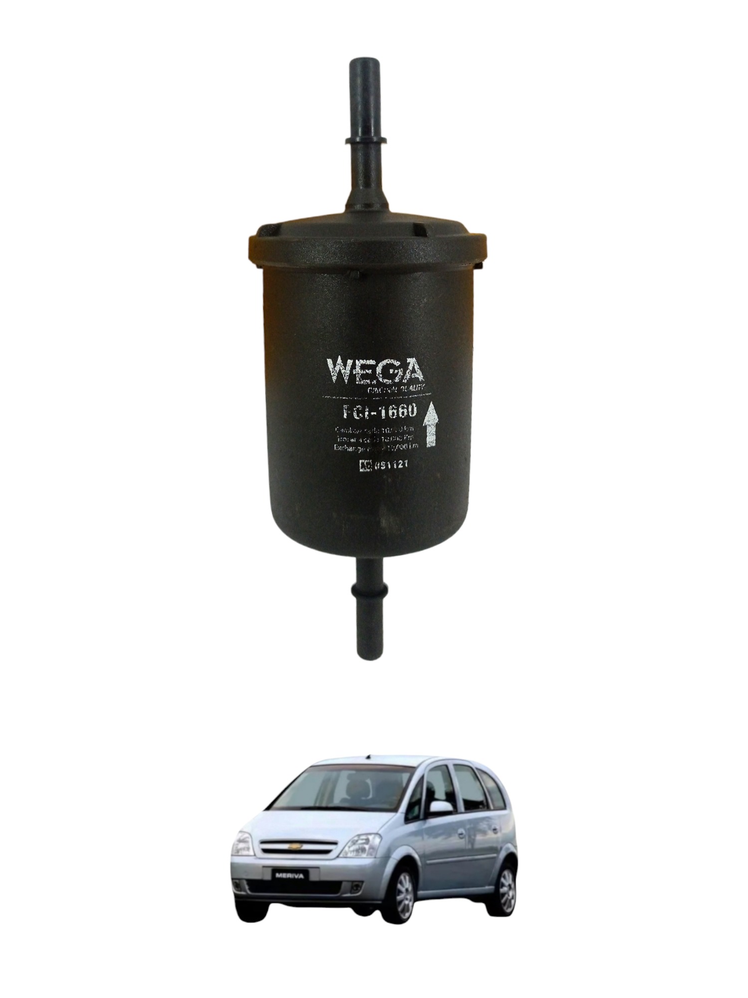 Filtro de Gasolina Chevrolet Meriva Ano 2003 a 2012 3