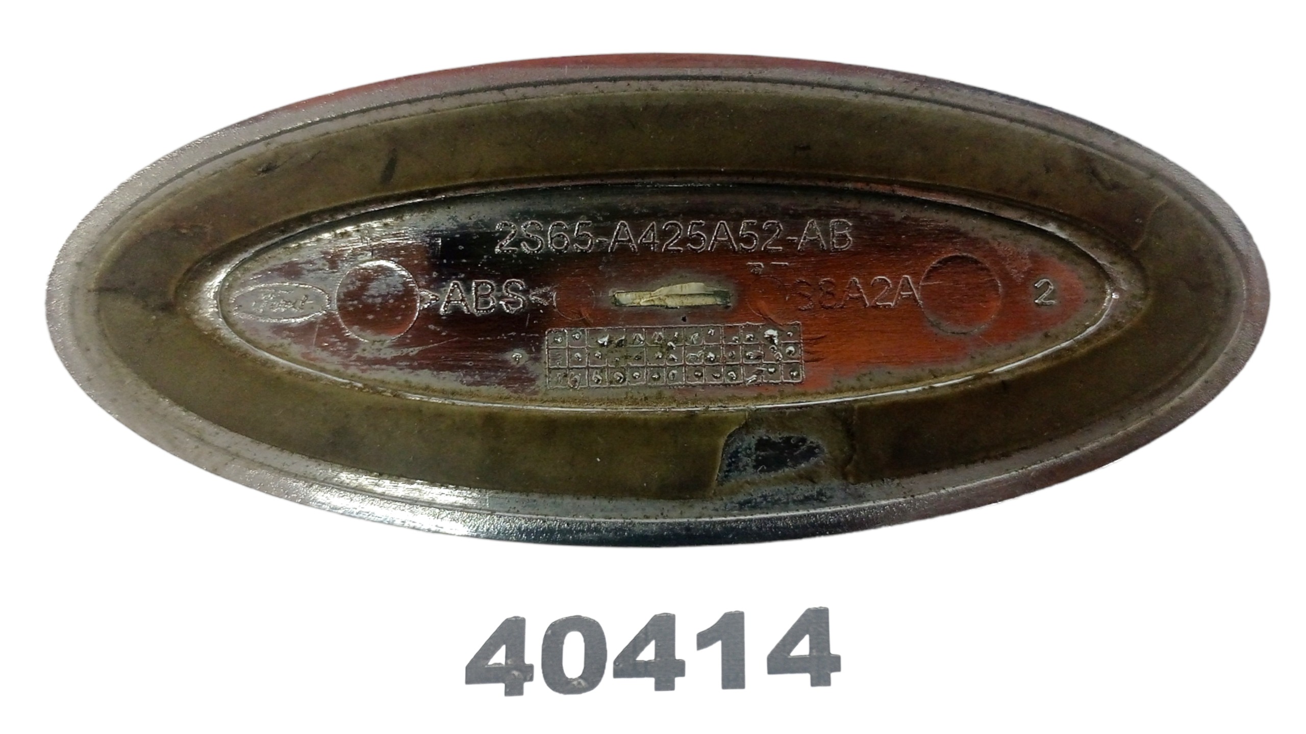 Emblema Tampa Traseiro Ford Fiesta 2002/2014 2s65a425a52ab Azul 5