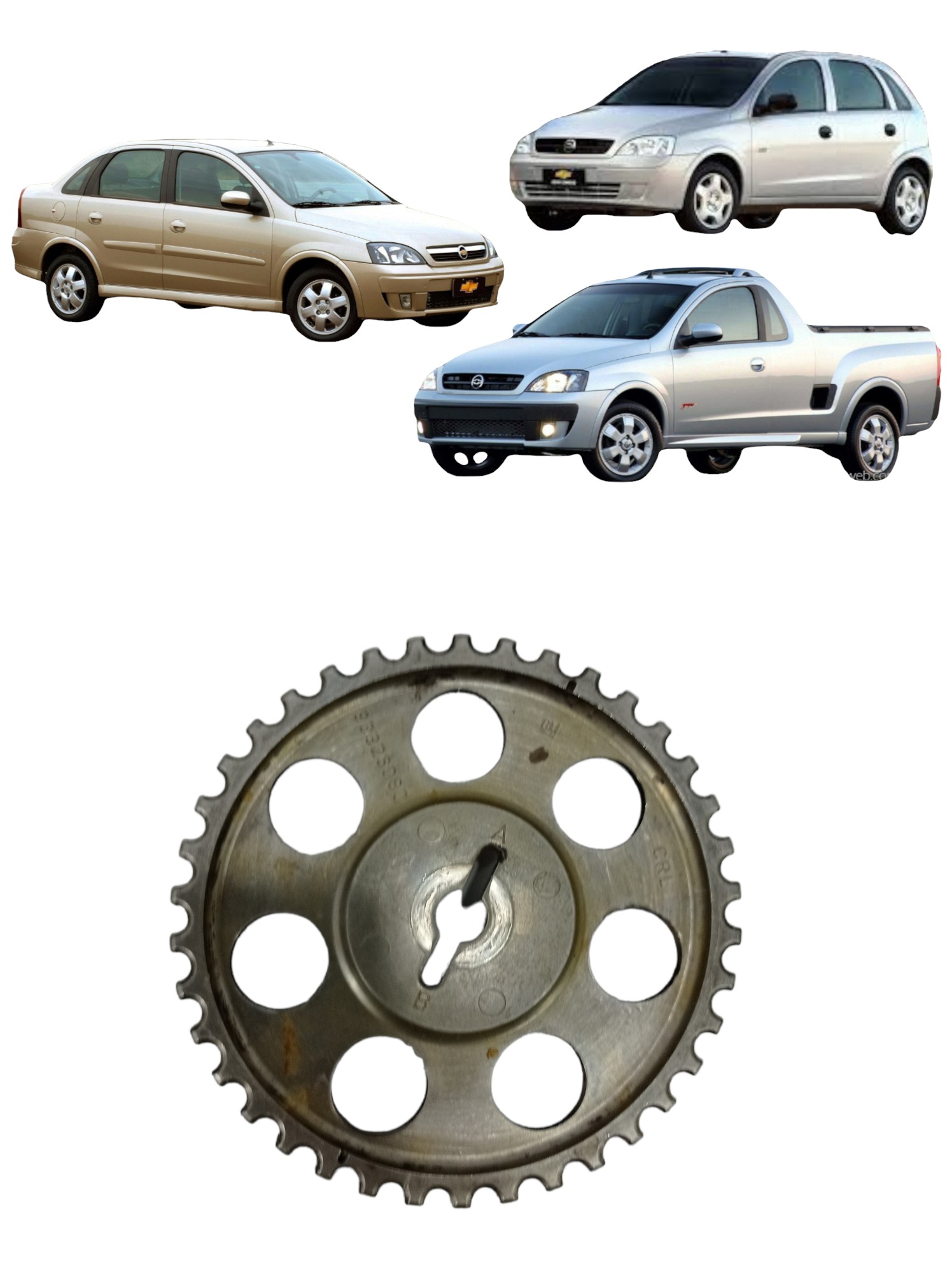 Polia Comando Válvula Gm Montana Corsa 2003/2012