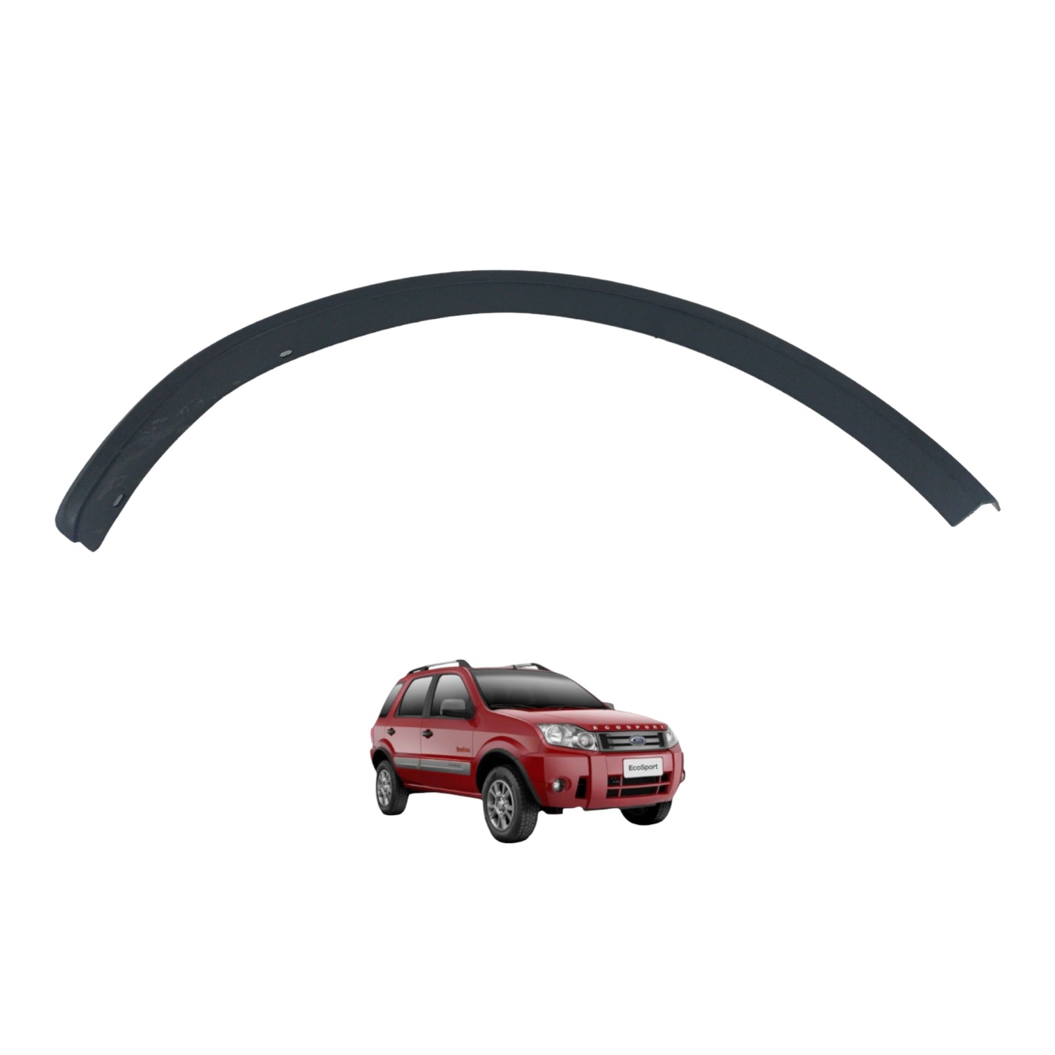 Moldura Parachoque Tras Direito Ford Ecosport Ano 2007/2012 4