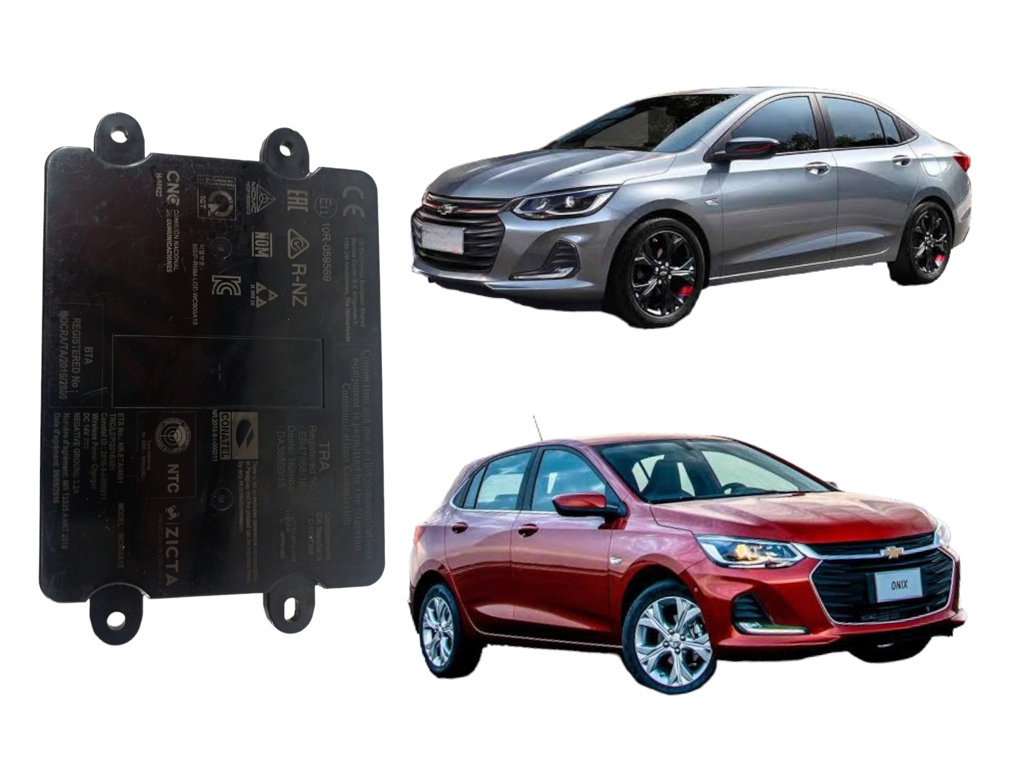 Modulo Carregador Indução Onix Prisma 2019 A 2022 13533077 3