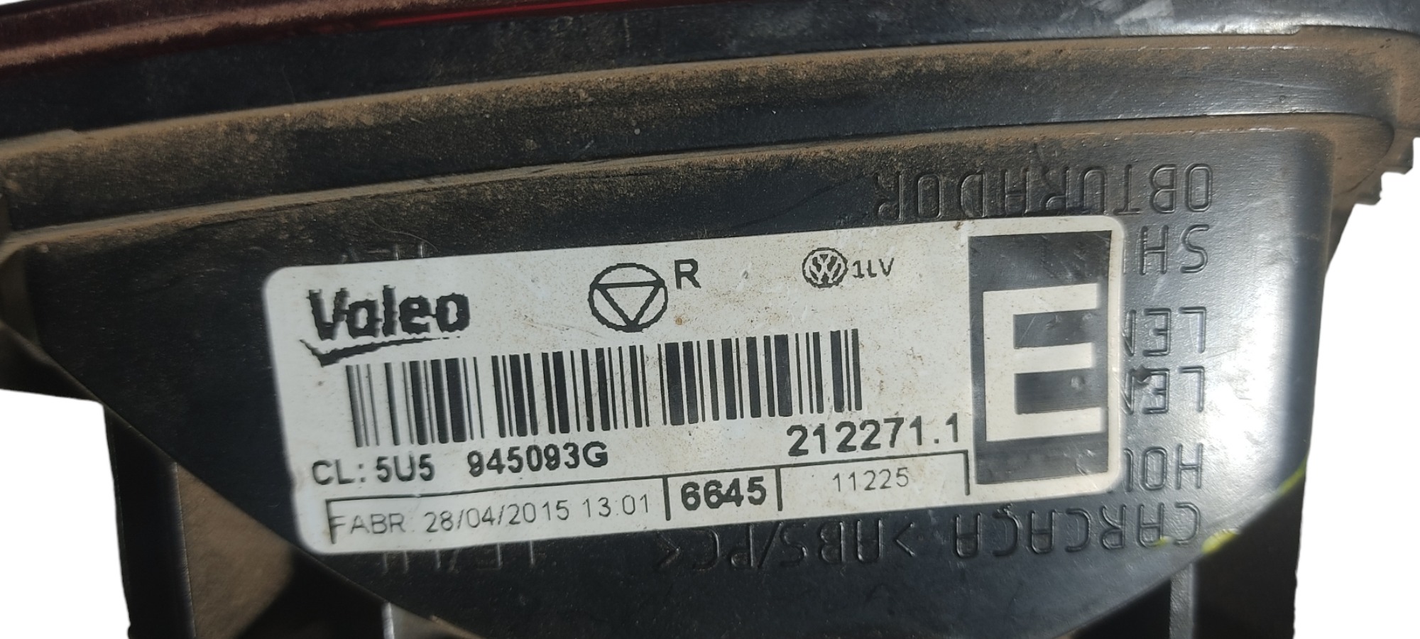 Lanterna Direito Volks Voyage 2013 2015 C/detalhe Direito Vermelho 5