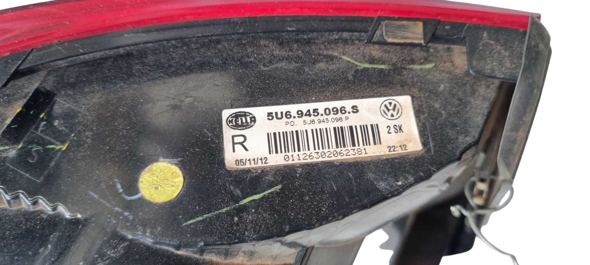 Lanterna Direito Volkswagen Gol G6 Recuperado Direito Vermelho 6