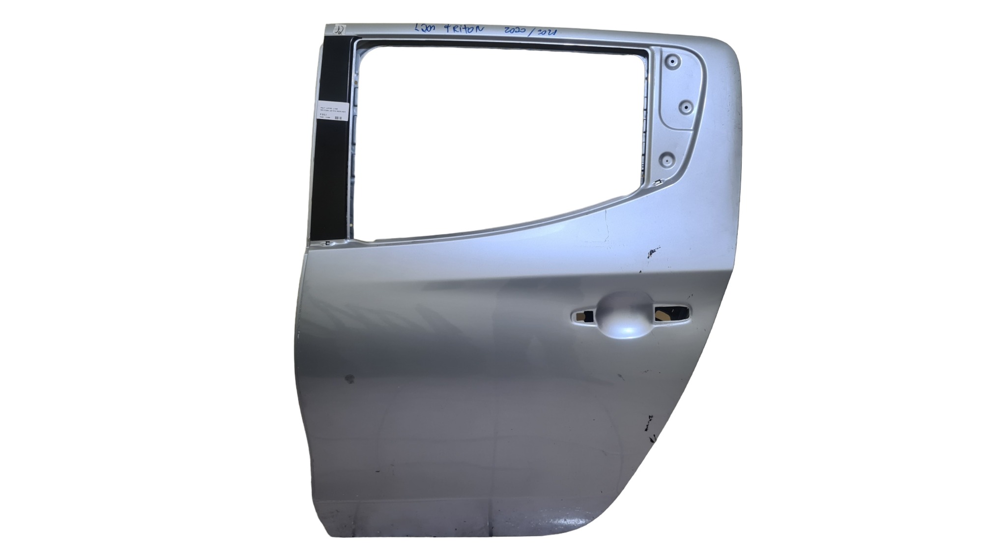 Porta Traseira Esquerda Mitsubishi L200 2020 2021 Traseira Erquerdo Prata