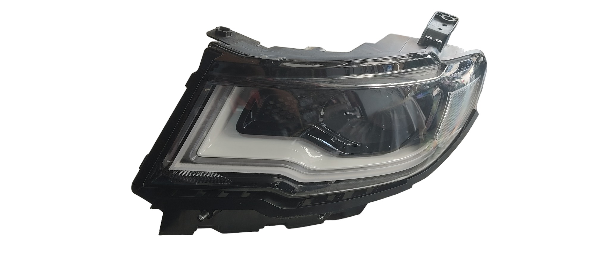 Farol Esquerdo Jeep Compass 2018 Recup Faltando Orelha Esquerdo