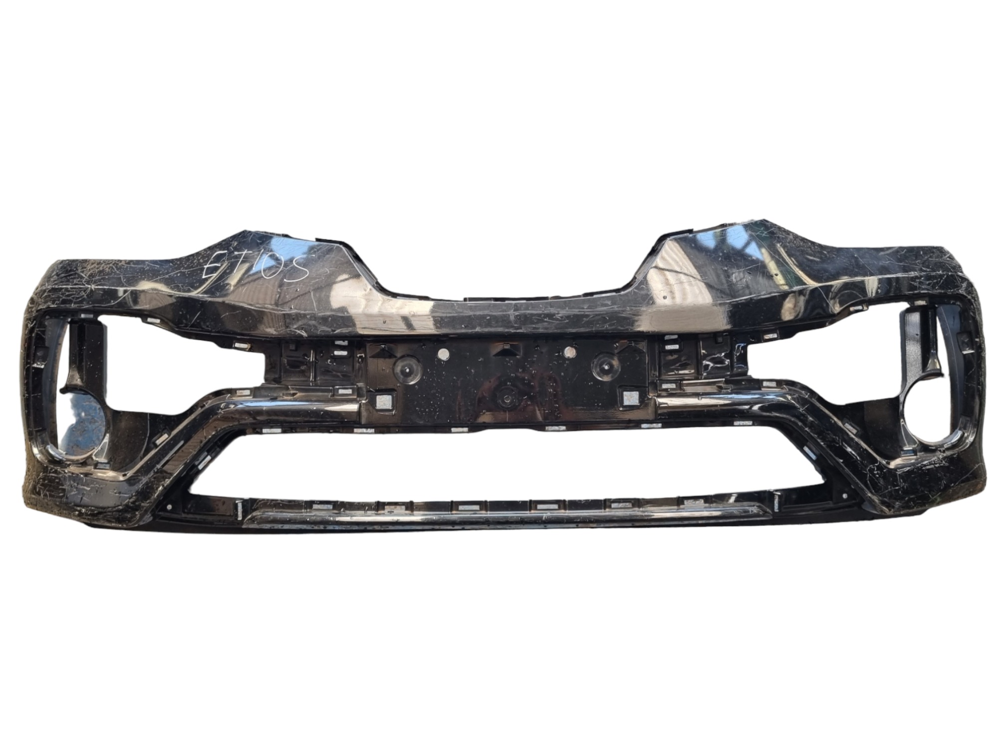 Parachoque Dianteiro 2018 Toyota Etios Recuperado Preto Preto